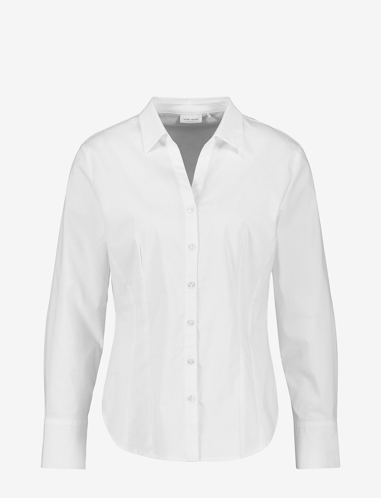 Gerry Weber - BLOUSE 1/1 SLEEVE - long-sleeved shirts - white/white - 0
