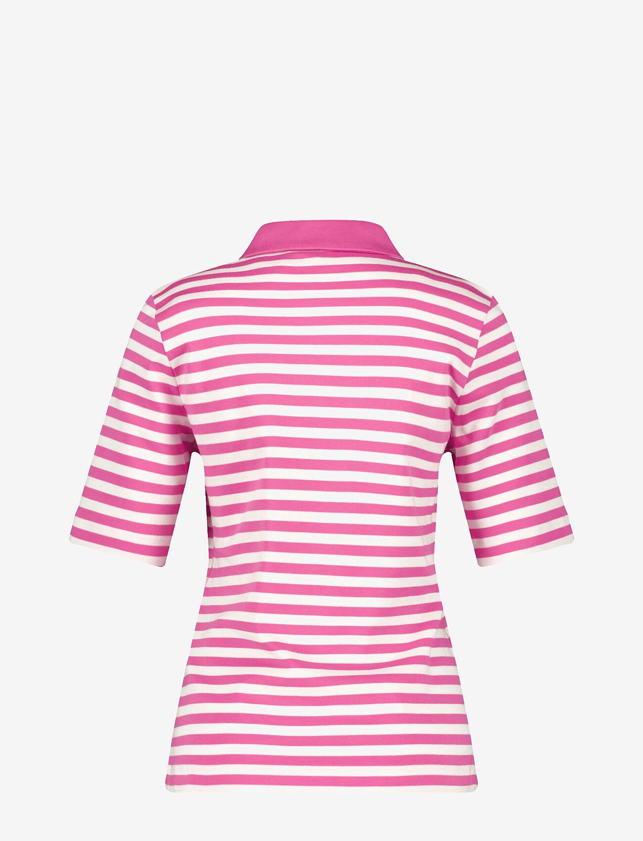 Gerry Weber - T-Shirt 3/4 sleeve - pikéer - pink/off white stripe - 1