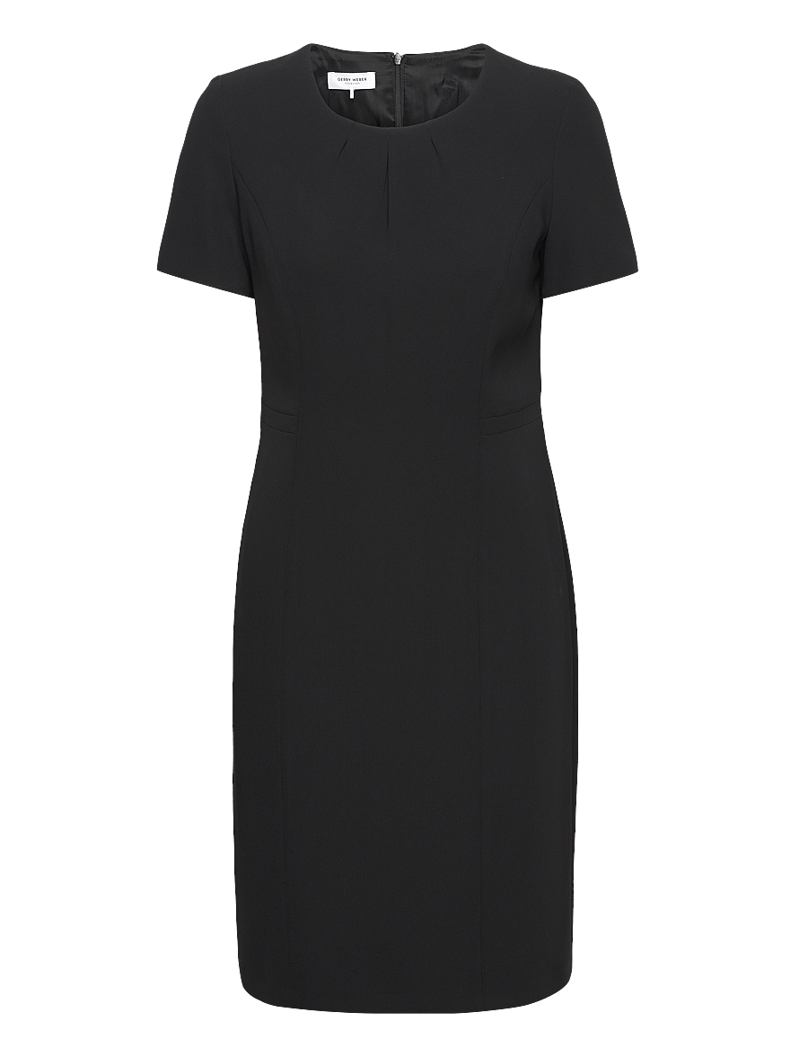 Gerry Weber - DRESS WOVEN - midikleider - black - 0