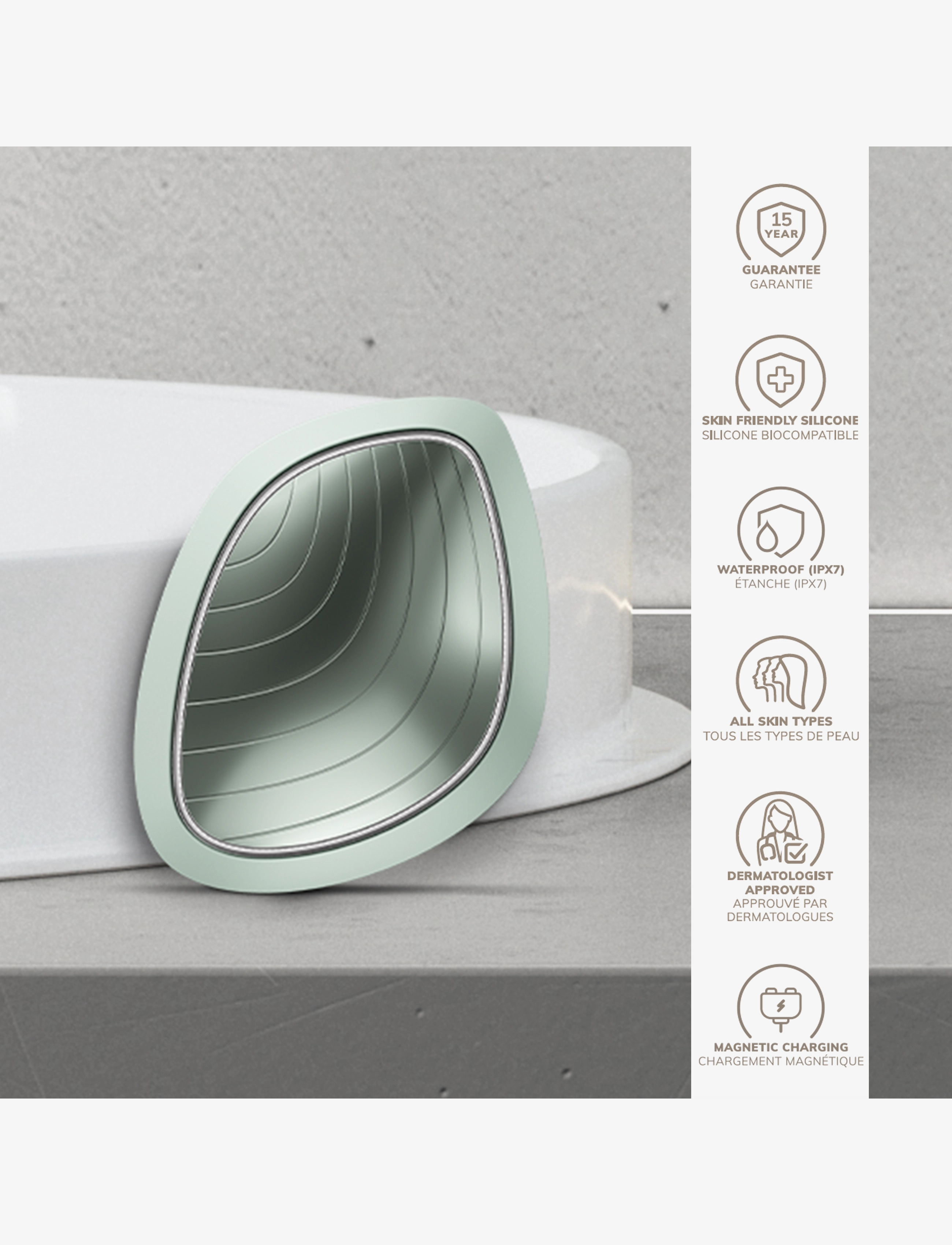 GESKE - Sonic Warm & Cool Mask | 9 in 1 - til hende - green - 2