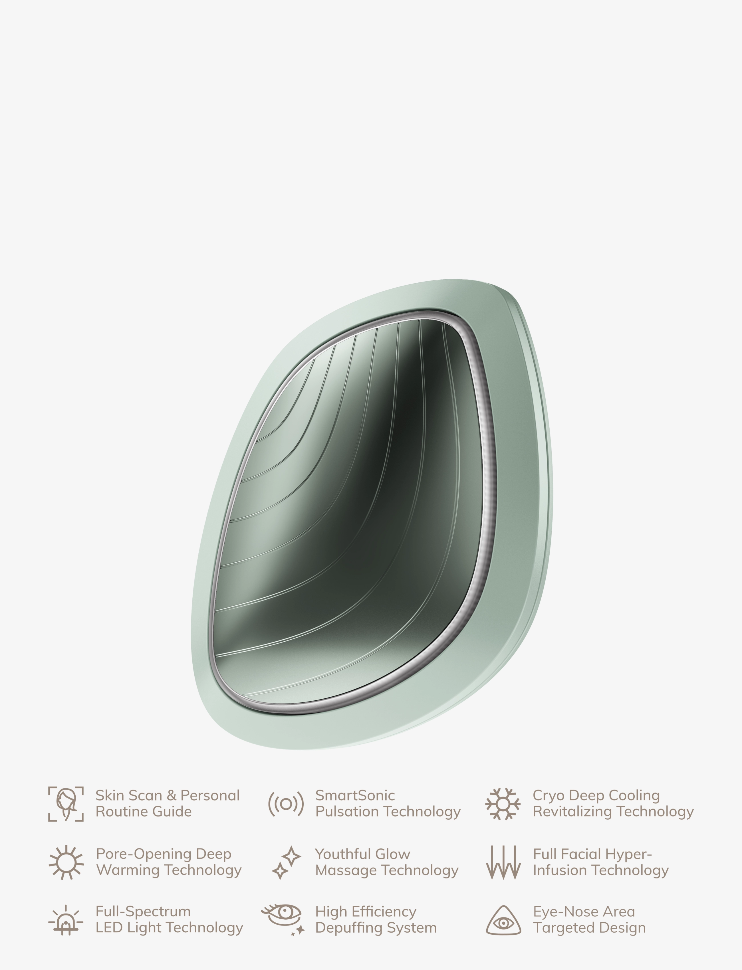 GESKE - Sonic Warm & Cool Mask | 9 in 1 - til hende - green - 4