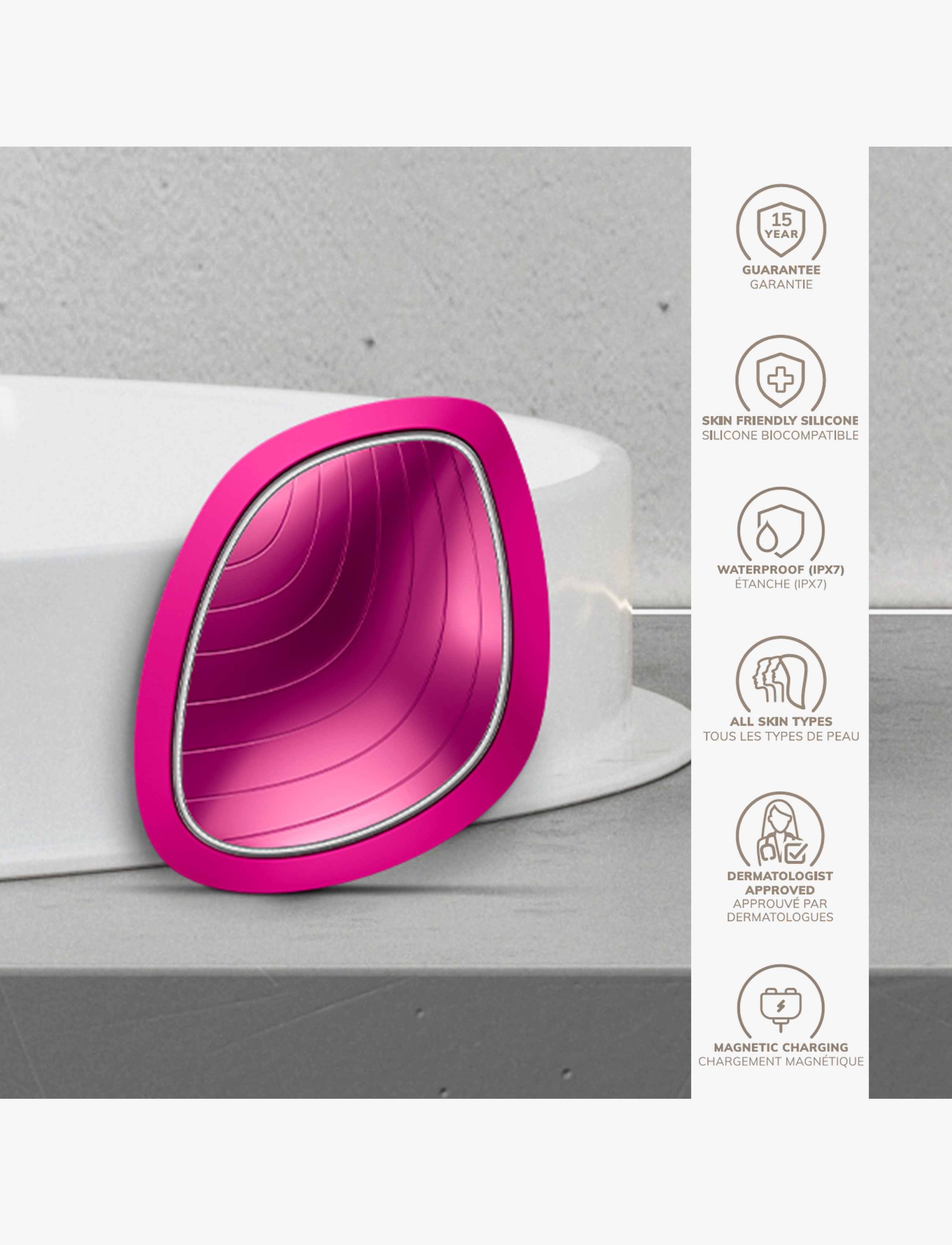 GESKE - Sonic Warm & Cool Mask | 9 in 1 - til hende - magenta - 2