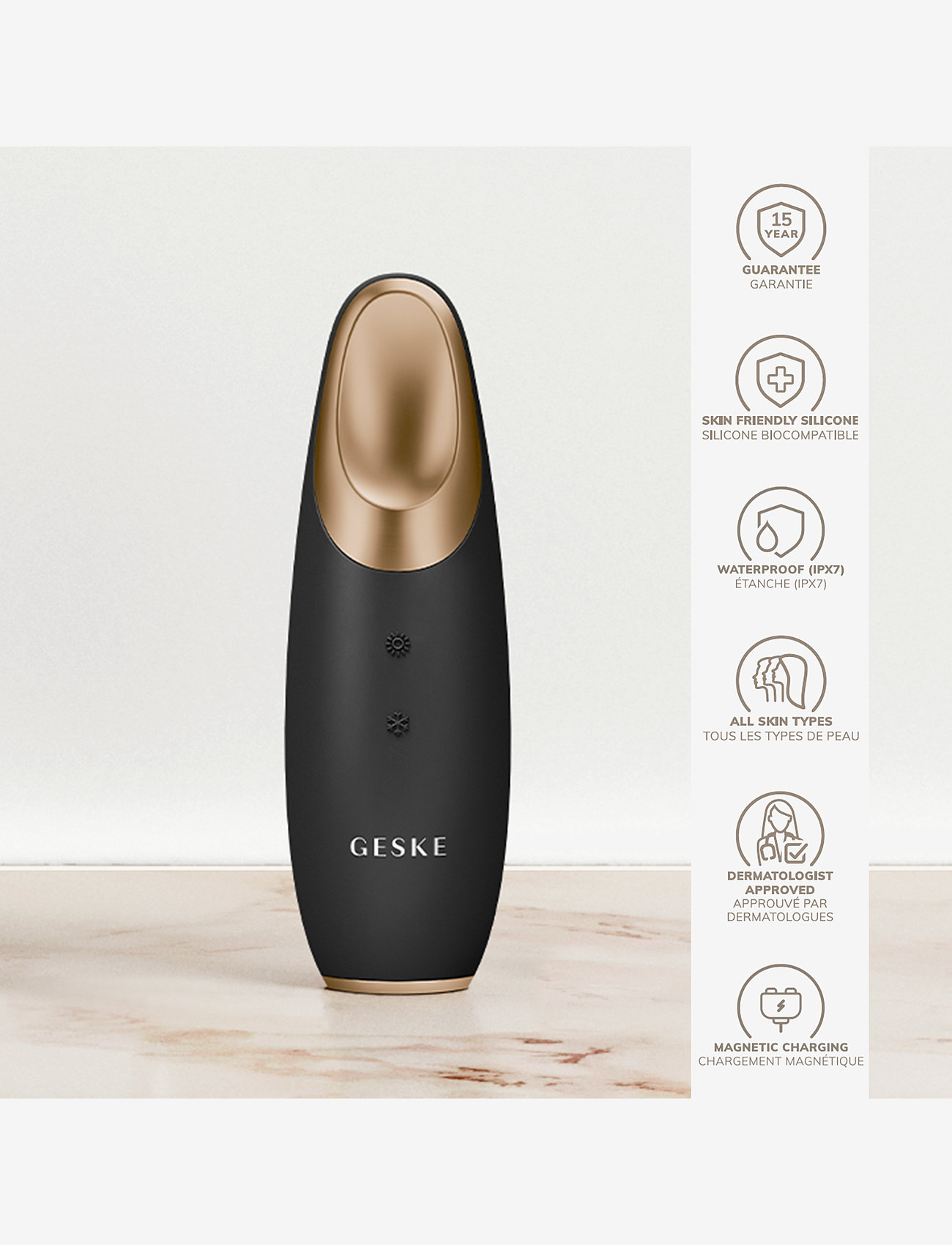 GESKE - Warm & Cool Eye Energizer | 6 in 1 - snyrtitæki - gray - 2