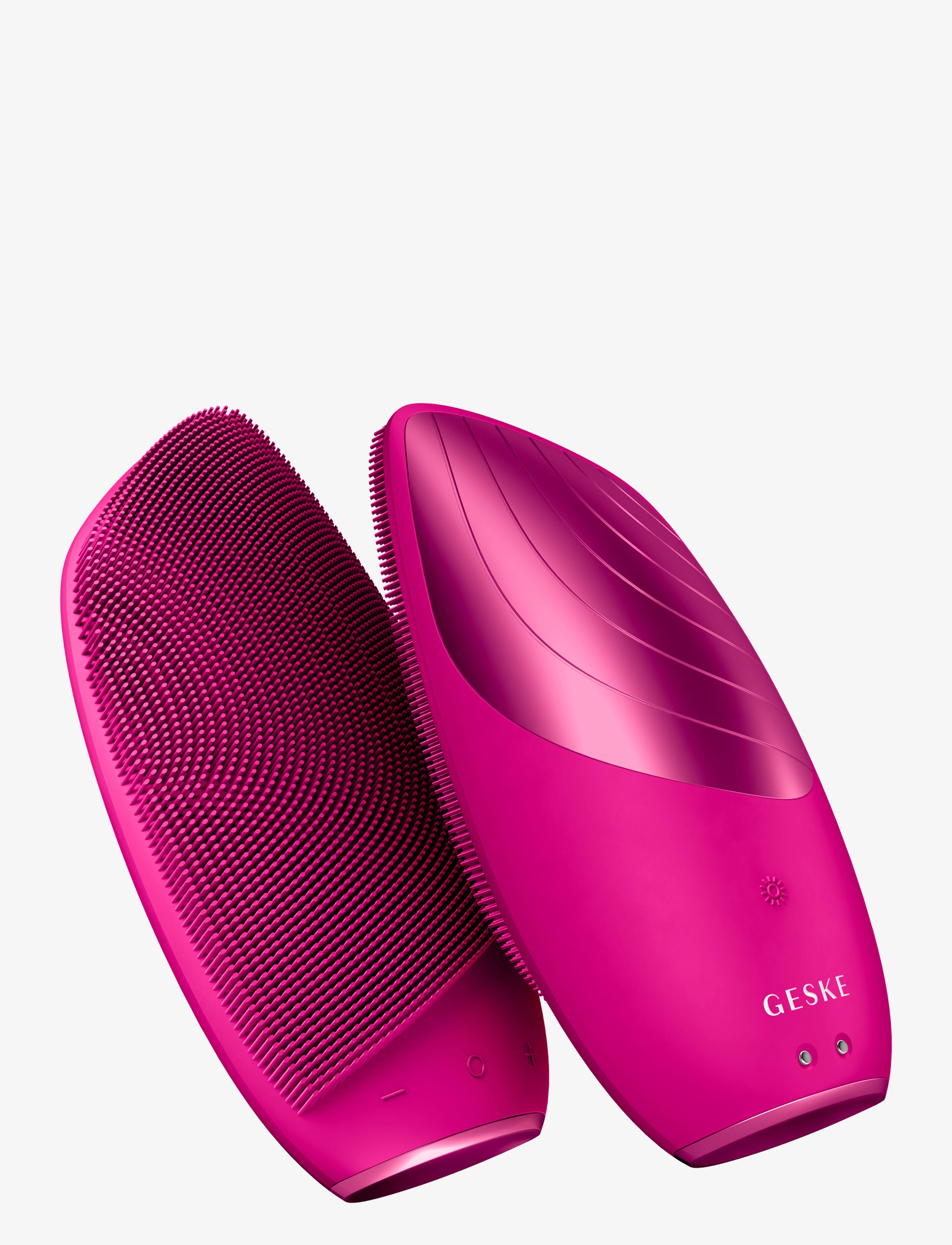 GESKE - Sonic Thermo Facial Brush | 6 in 1 - beauty tech - magenta - 1
