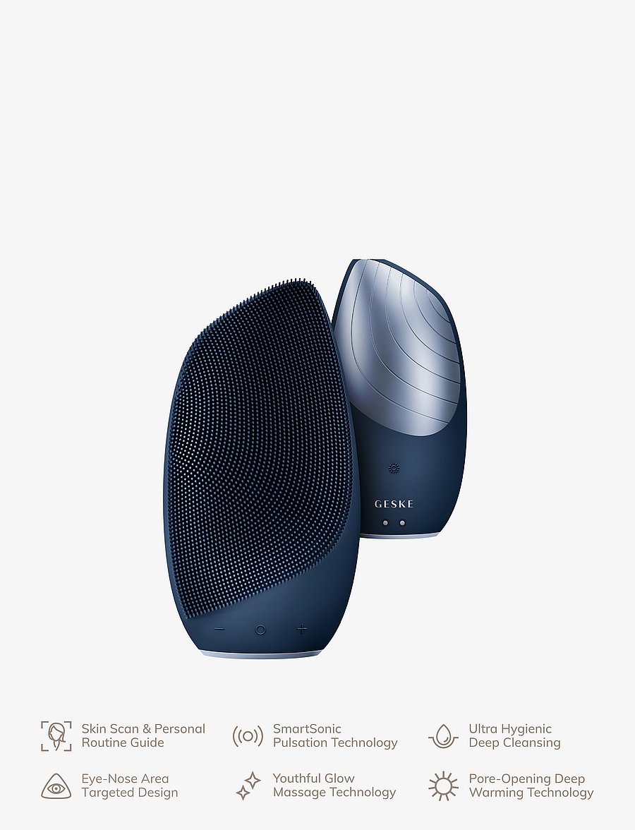 GESKE - Sonic Thermo Facial Brush | 6 in 1 - beauty tech - midnight - 4