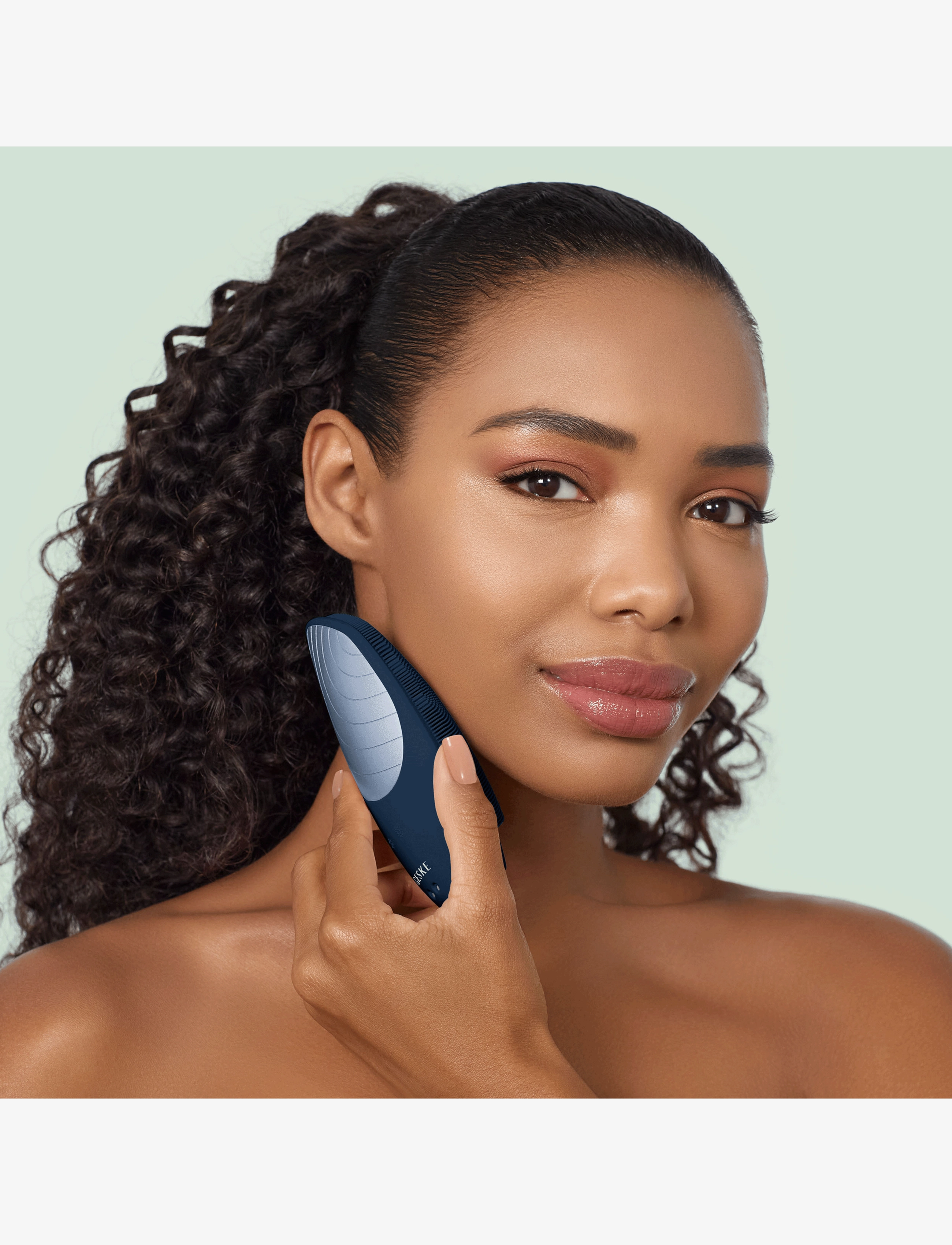 GESKE - Sonic Thermo Facial Brush | 6 in 1 - beauty tech - midnight - 5