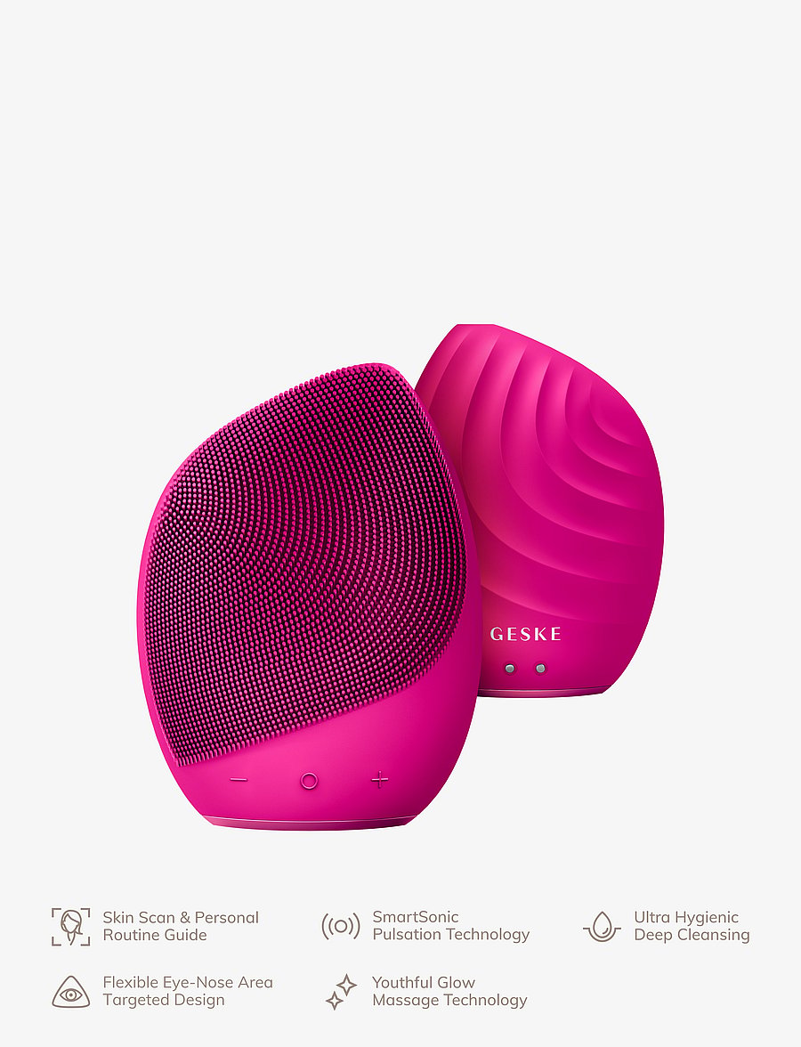 GESKE - Sonic Facial Brush | 5 in 1 - beauty tech - magenta - 4