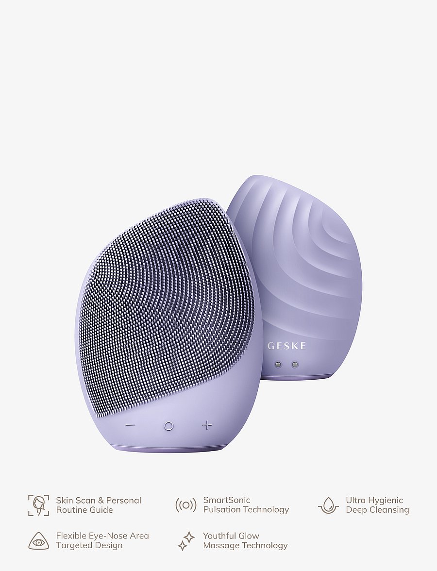 GESKE - Sonic Facial Brush | 5 in 1 - beauty tech - purple - 4