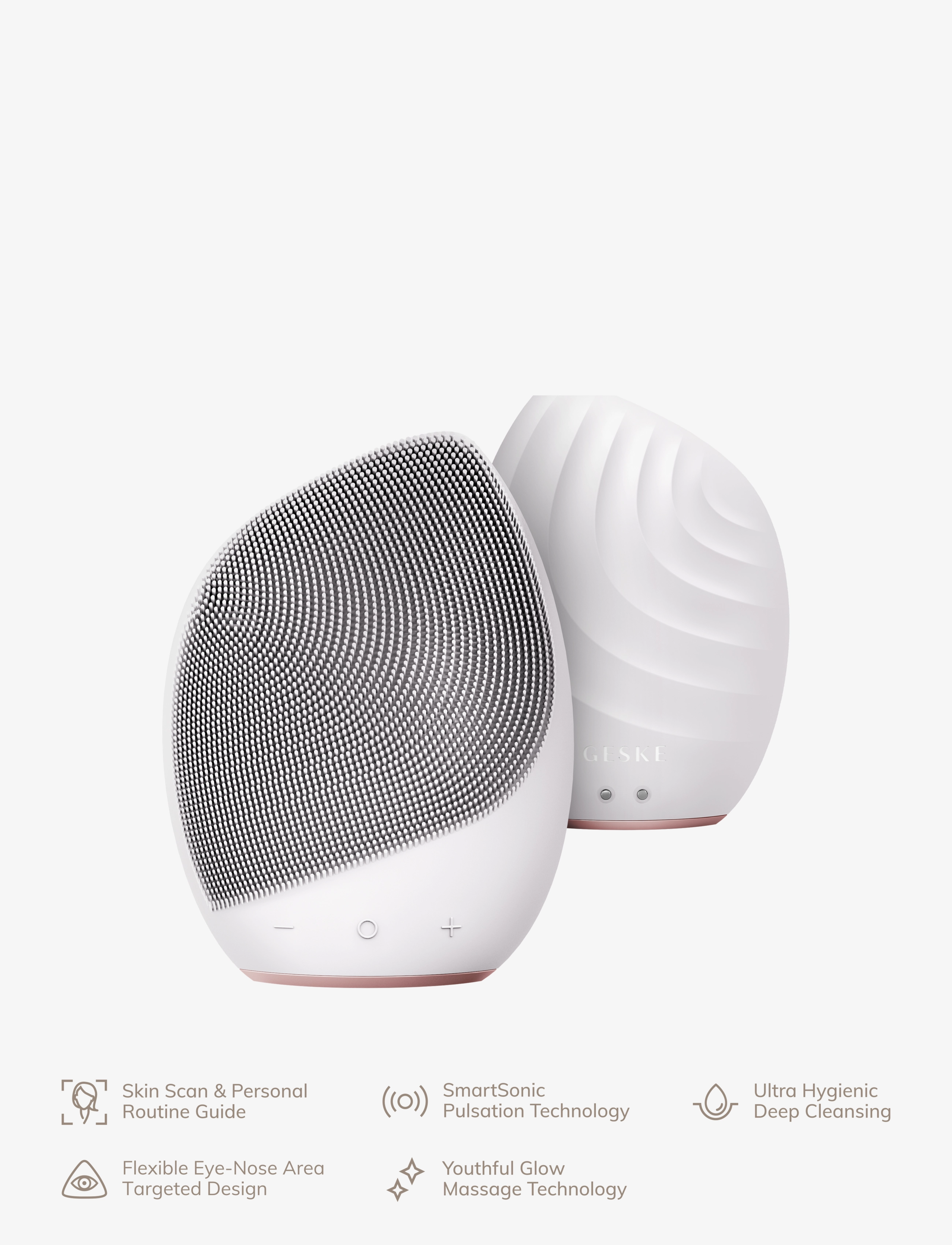 GESKE Sonic Facial Brush 5 In 1 rengöring & peeling dam – bild 6