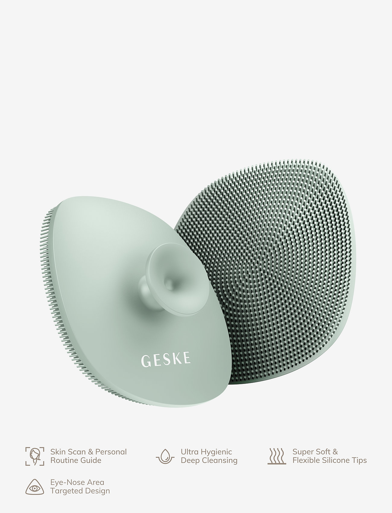 GESKE - Facial Brush | 4 in 1 - för henne - green - 4