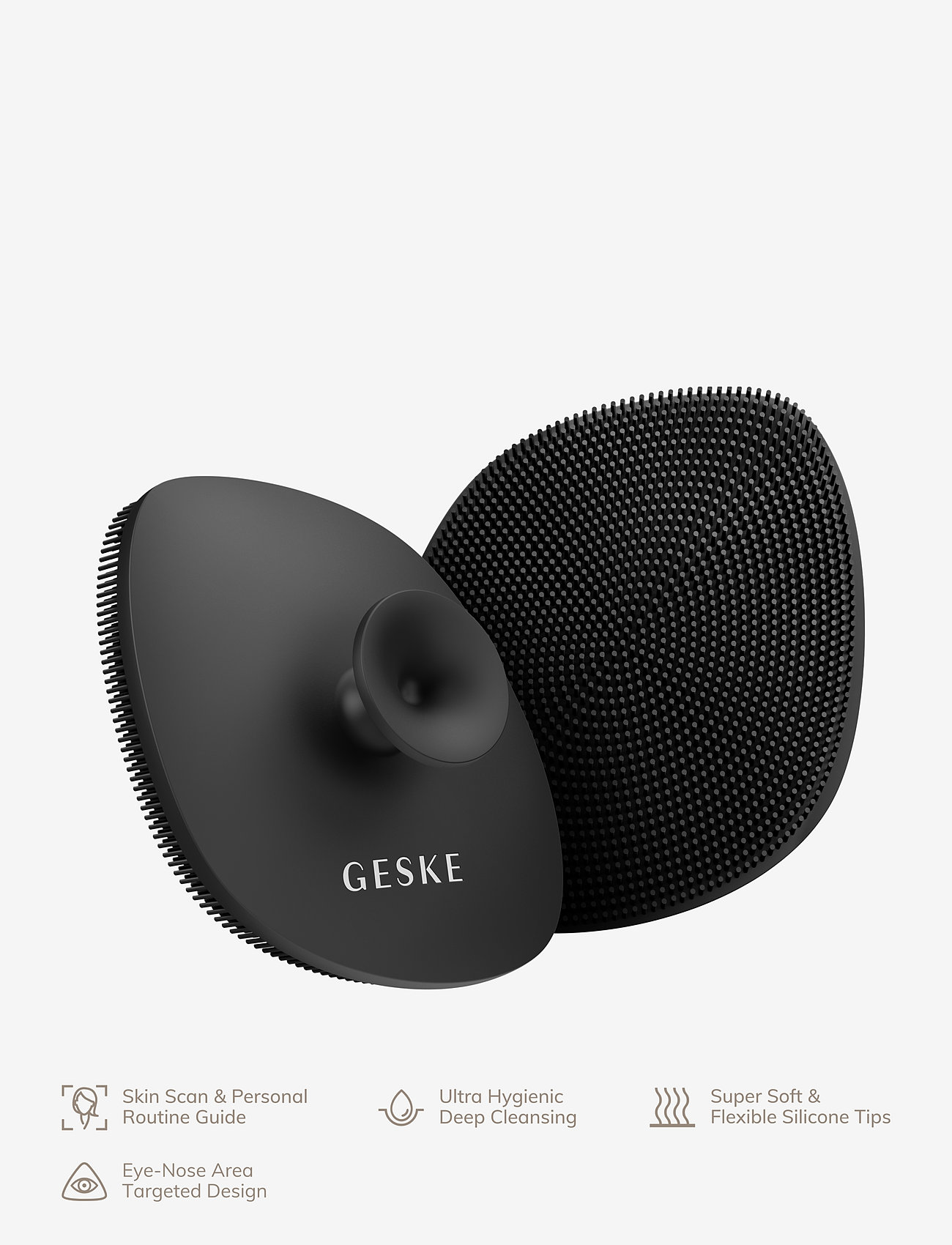 GESKE - Facial Brush | 4 in 1 - presenter - gray - 4