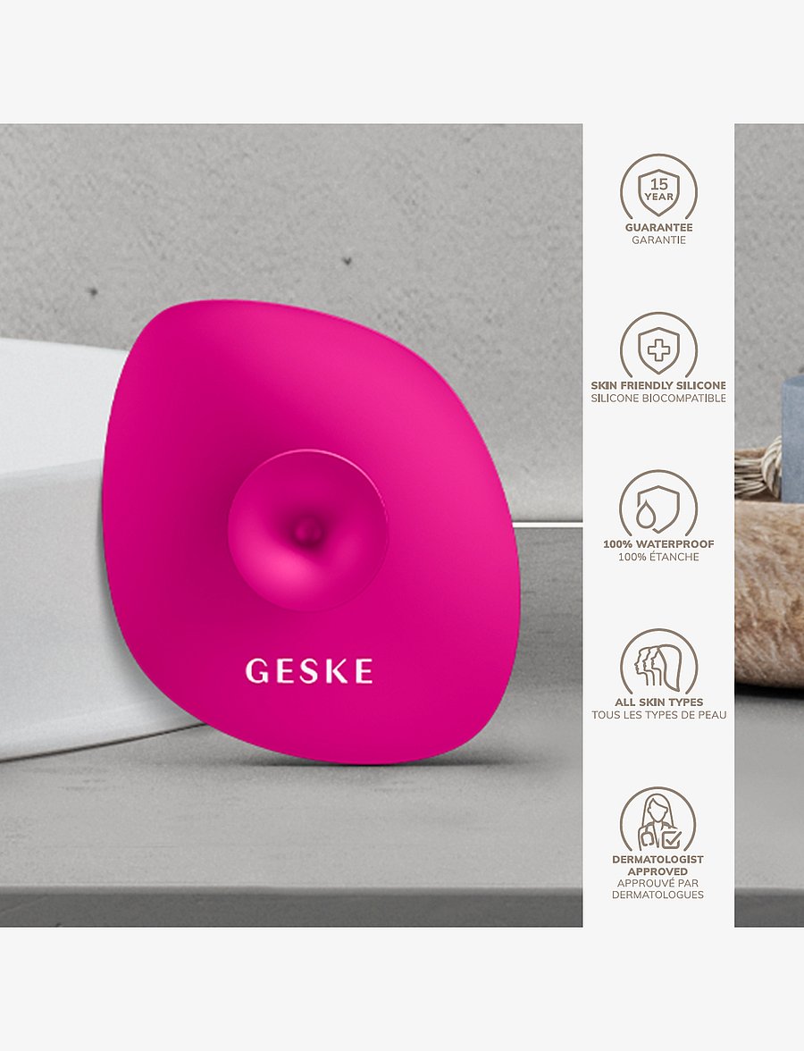 GESKE - Facial Brush | 4 in 1 - för henne - magenta - 2