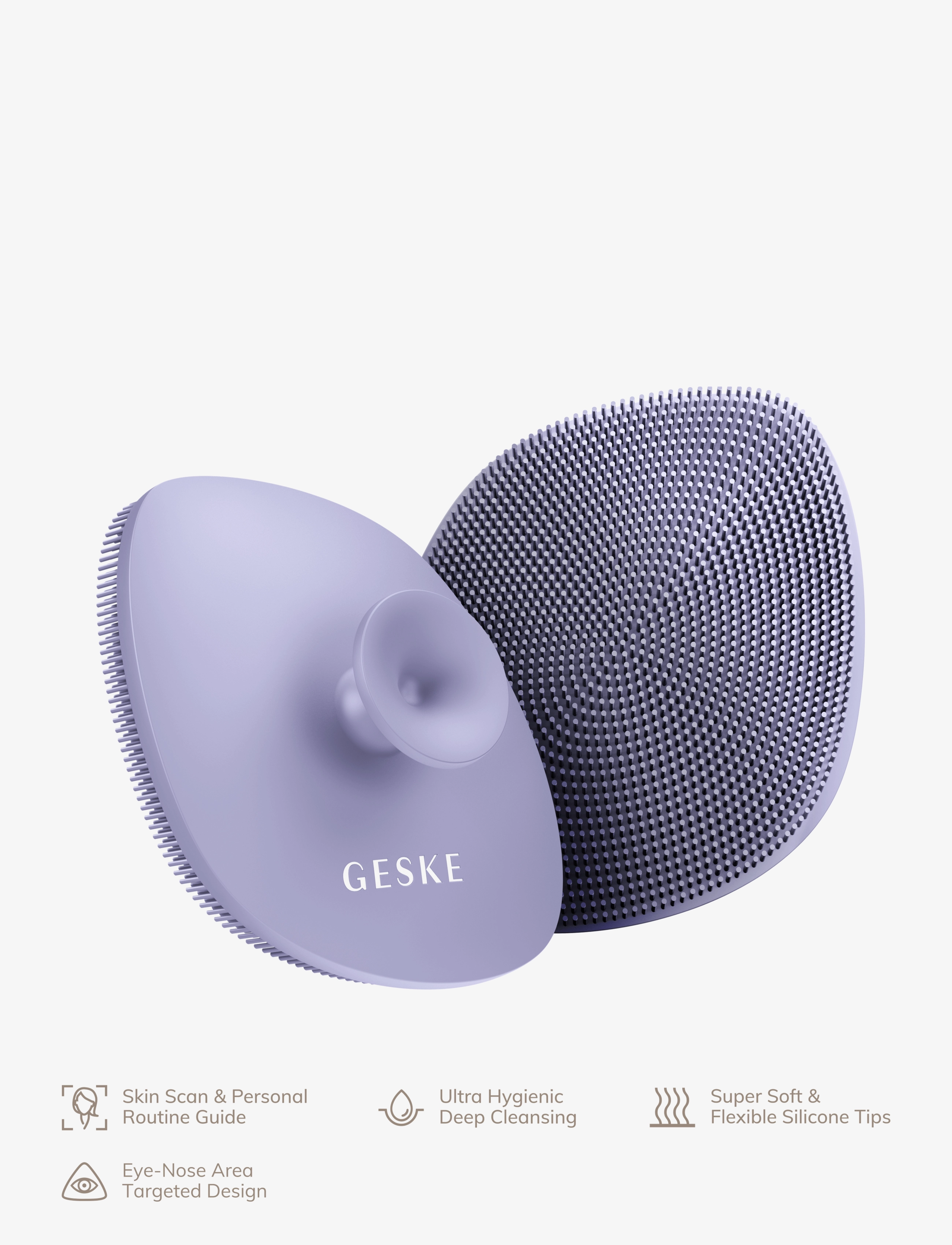 GESKE - Facial Brush | 4 in 1 - til hende - purple - 4