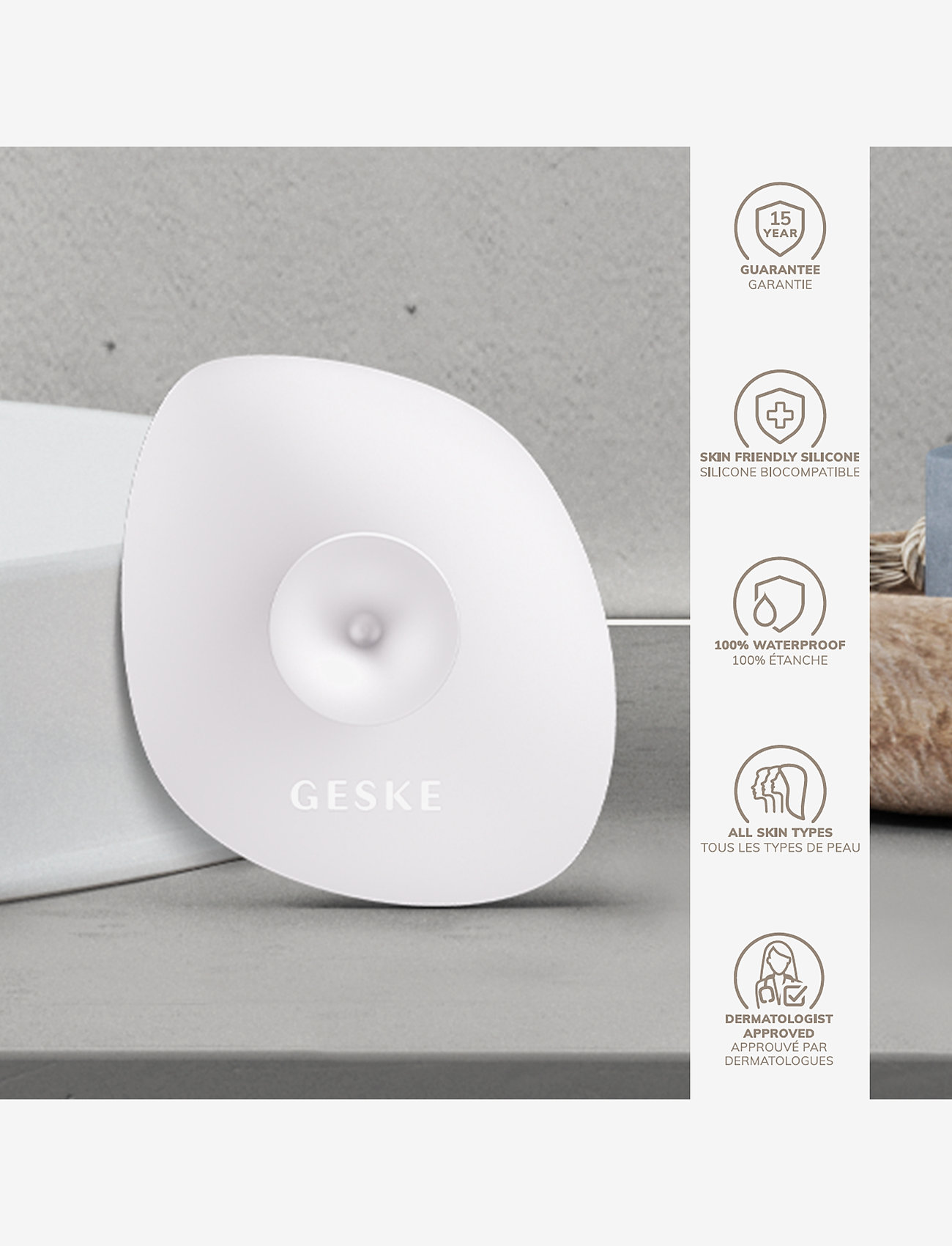 GESKE - Facial Brush | 4 in 1 - til hende - starlight - 2