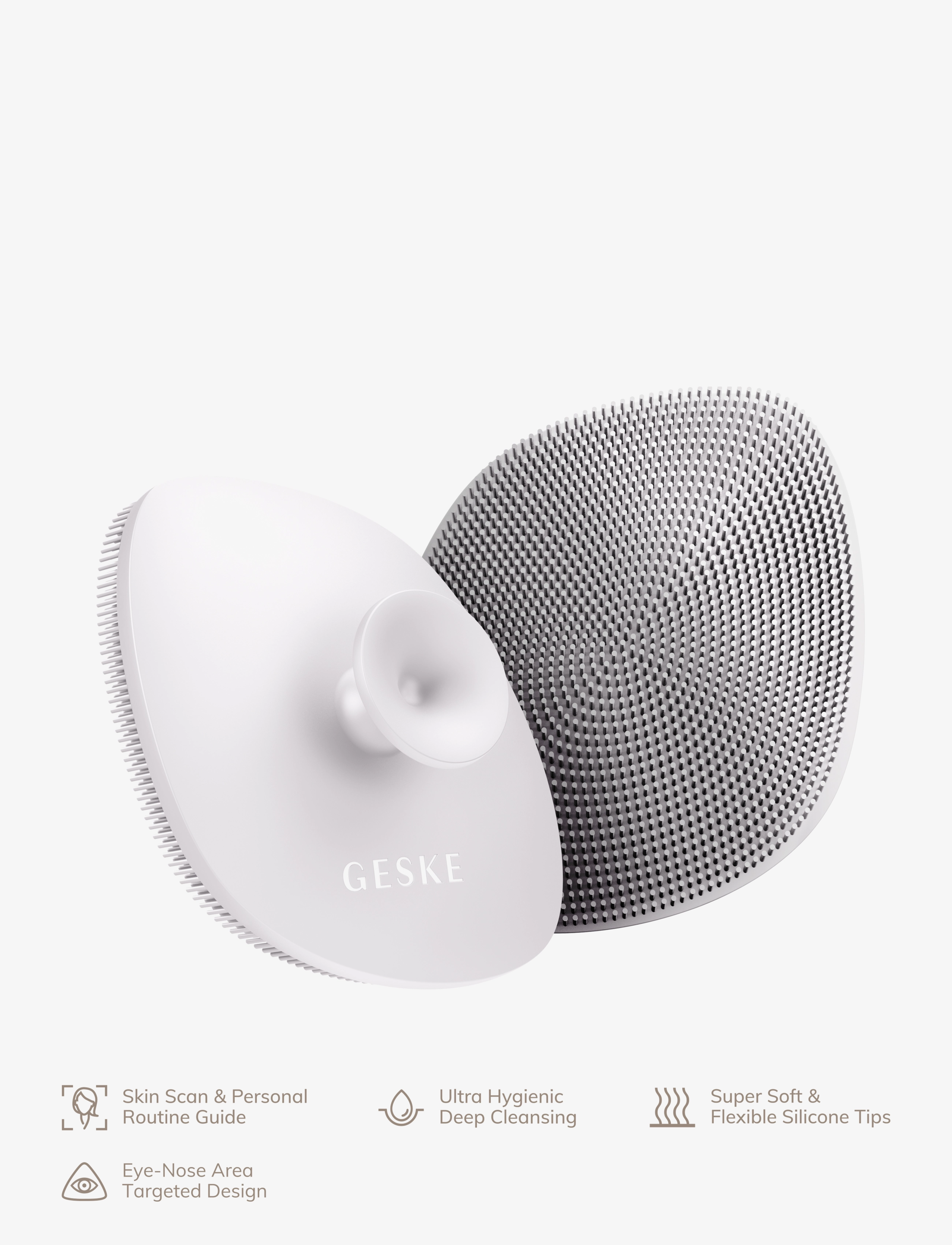 GESKE Facial Brush 4 In 1 rengöring & peeling dam – bild 6