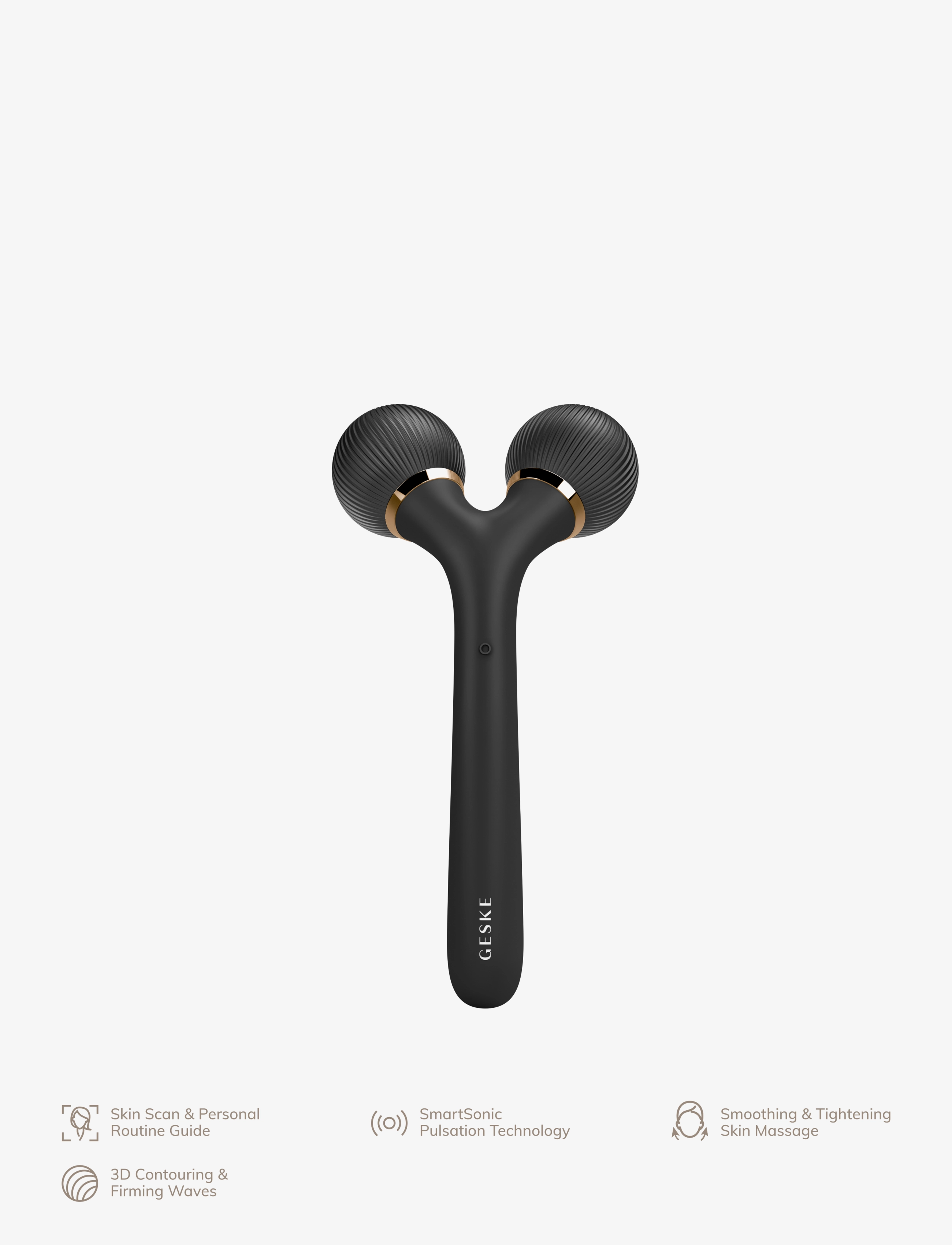 GESKE - Sonic Facial & Body Roller | 4 in 1 - naisille - gray - 4