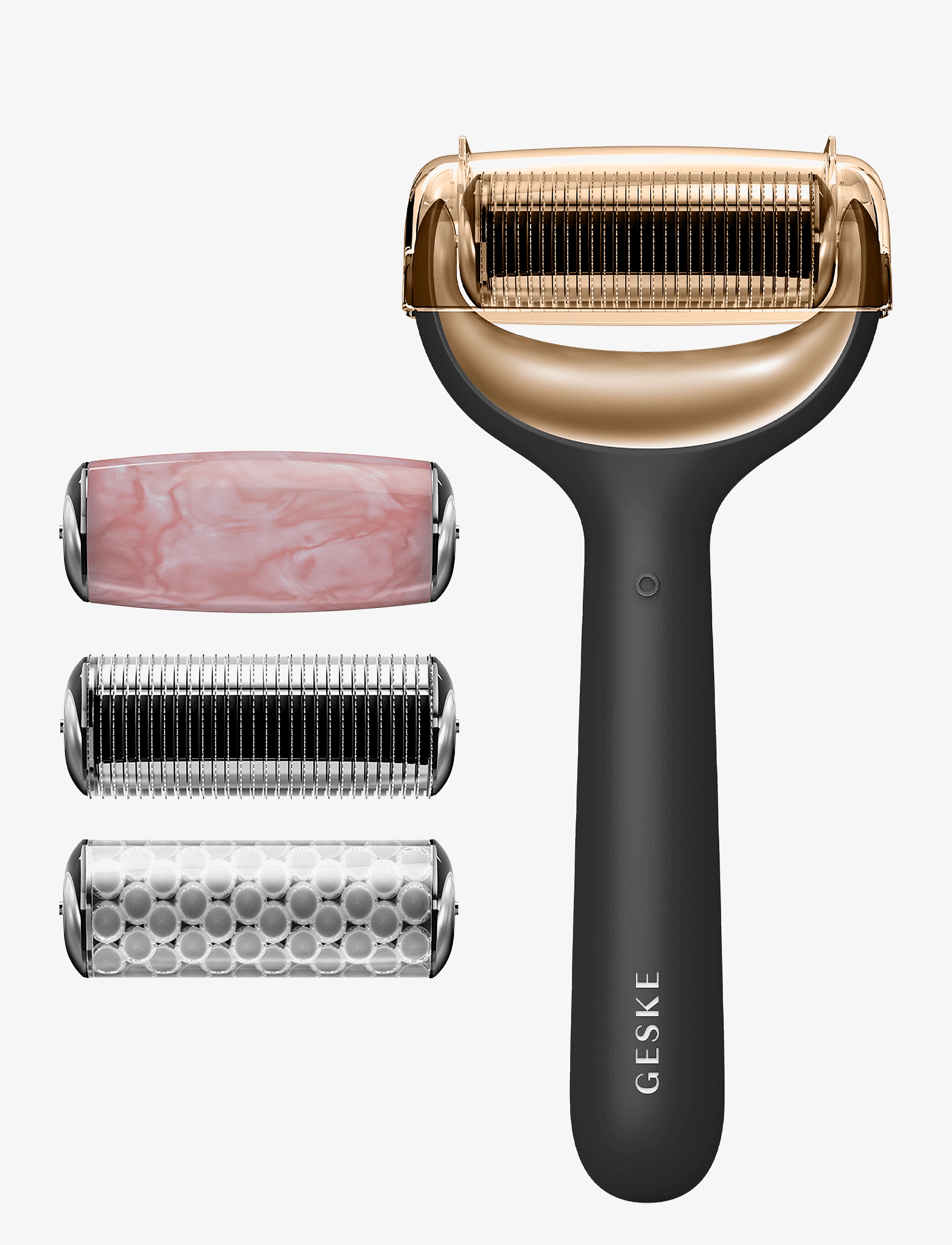 GESKE Microneedle Face & Body Roller | 9 In 1, Gua Sha & ansigtsrulle, Multi/mønstret, Str: ONE SIZE