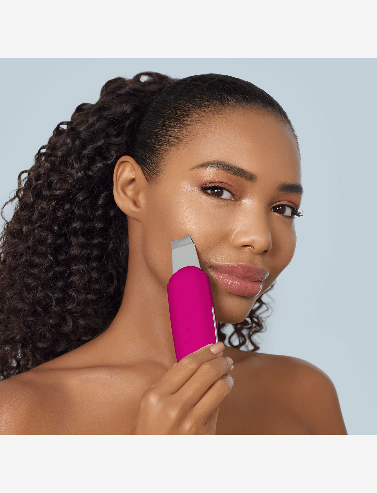 GESKE - MicroCurrent Skin Scrubber & Blackhead Remover | 9 in 1 - beauty tech - magenta - 5