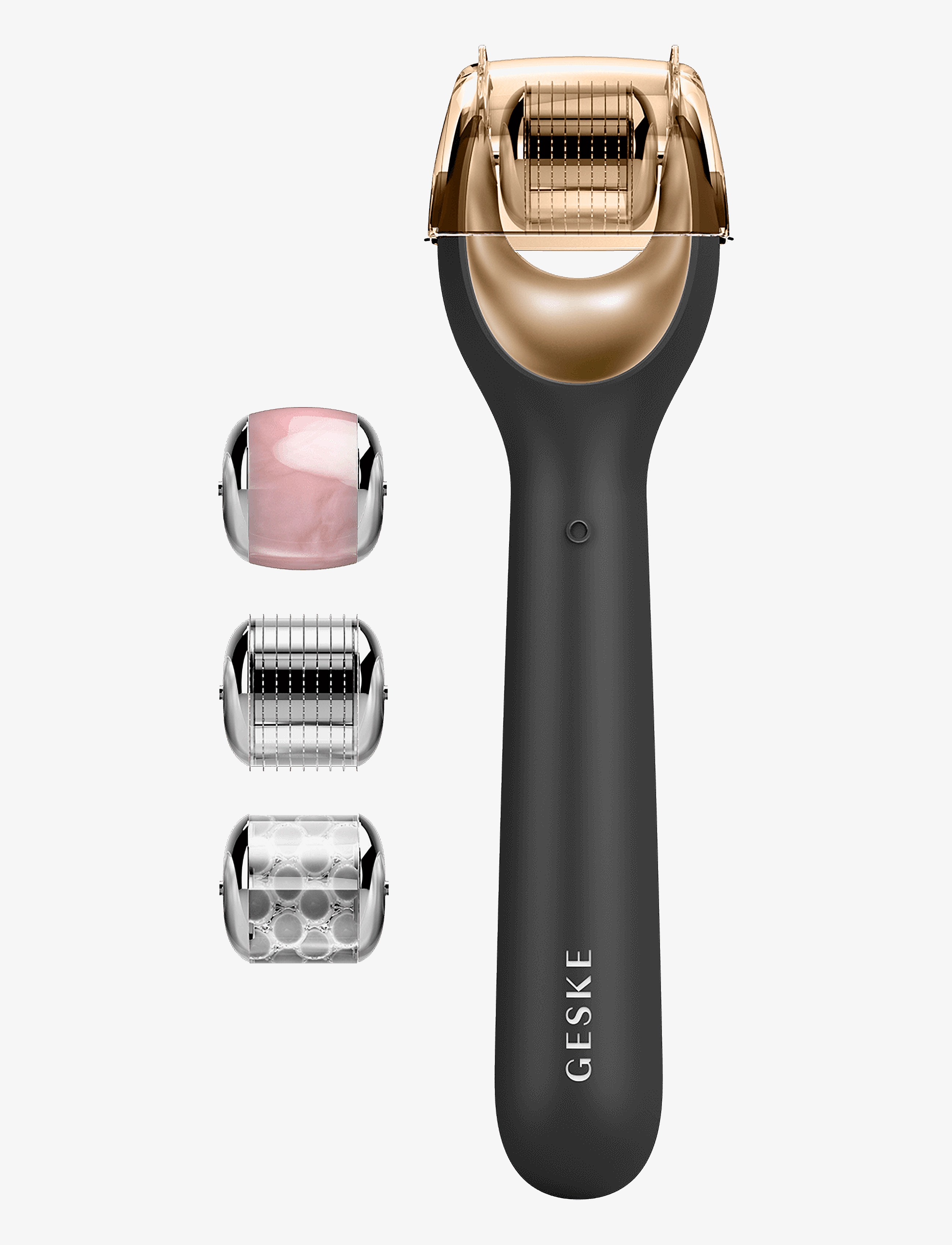 GESKE Microneedle Face Roller | 9 In 1, One Size, Black, Ansigt > Gua Sha Og Ansigtsruller, Dame