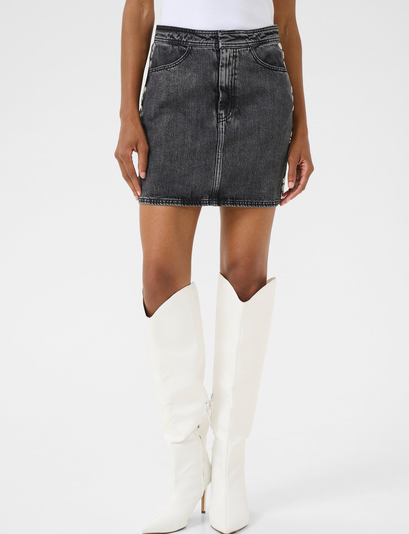 Gestuz Zuvagz Short Skirt - Grey - 34