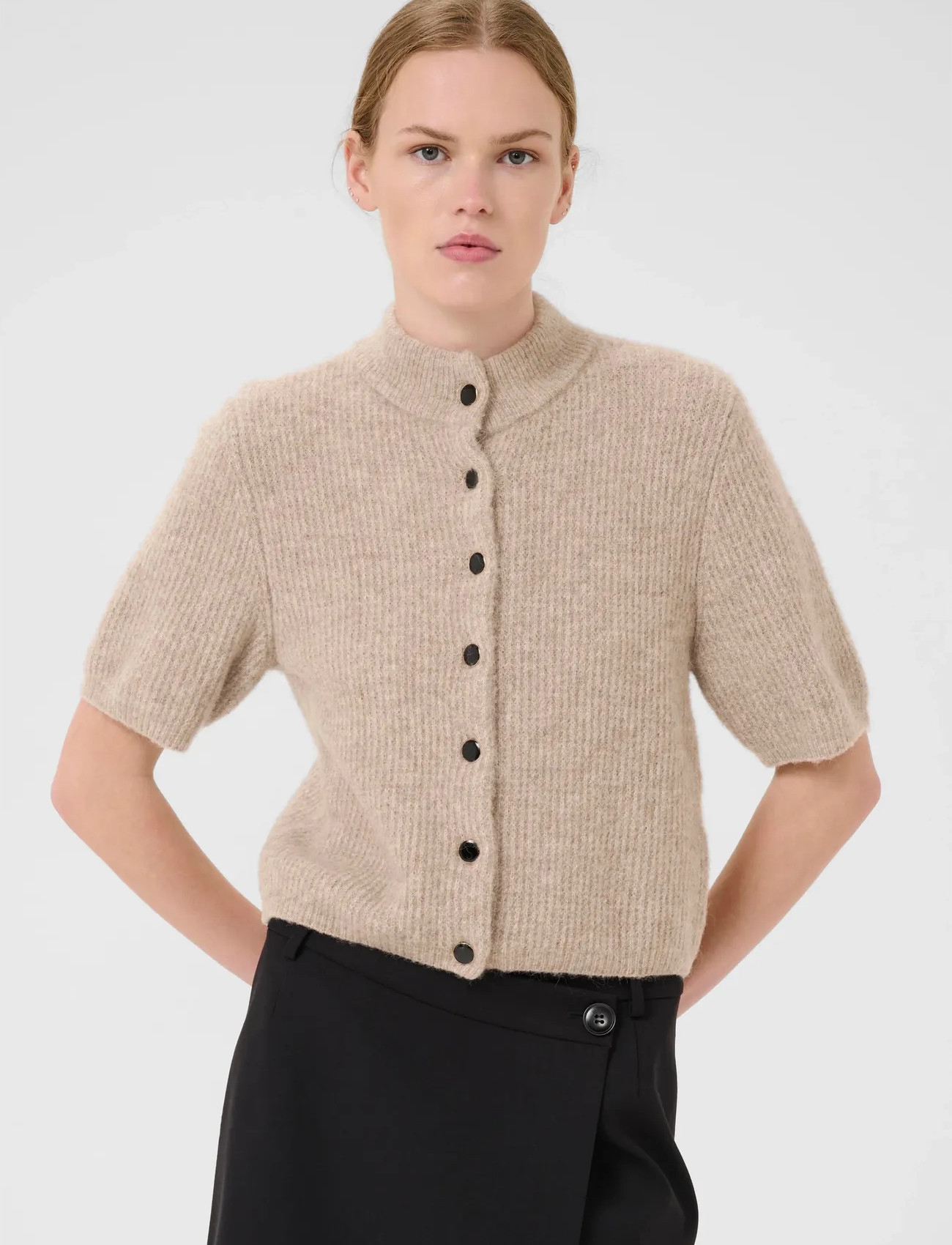 Gestuz Alphagz Ss Short Cardigan Noos - Cream - XXS 2