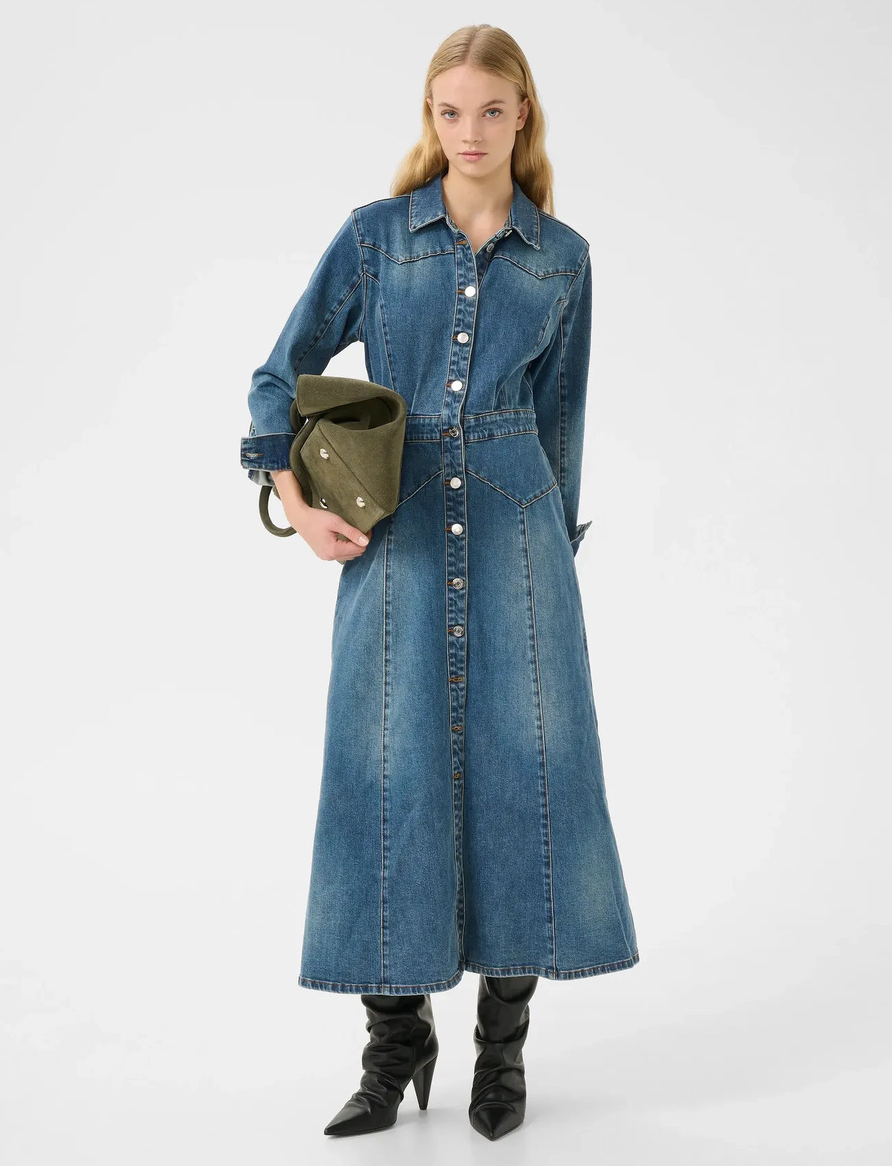 Gestuz Gzviva Ls Long Dress - - 40 1