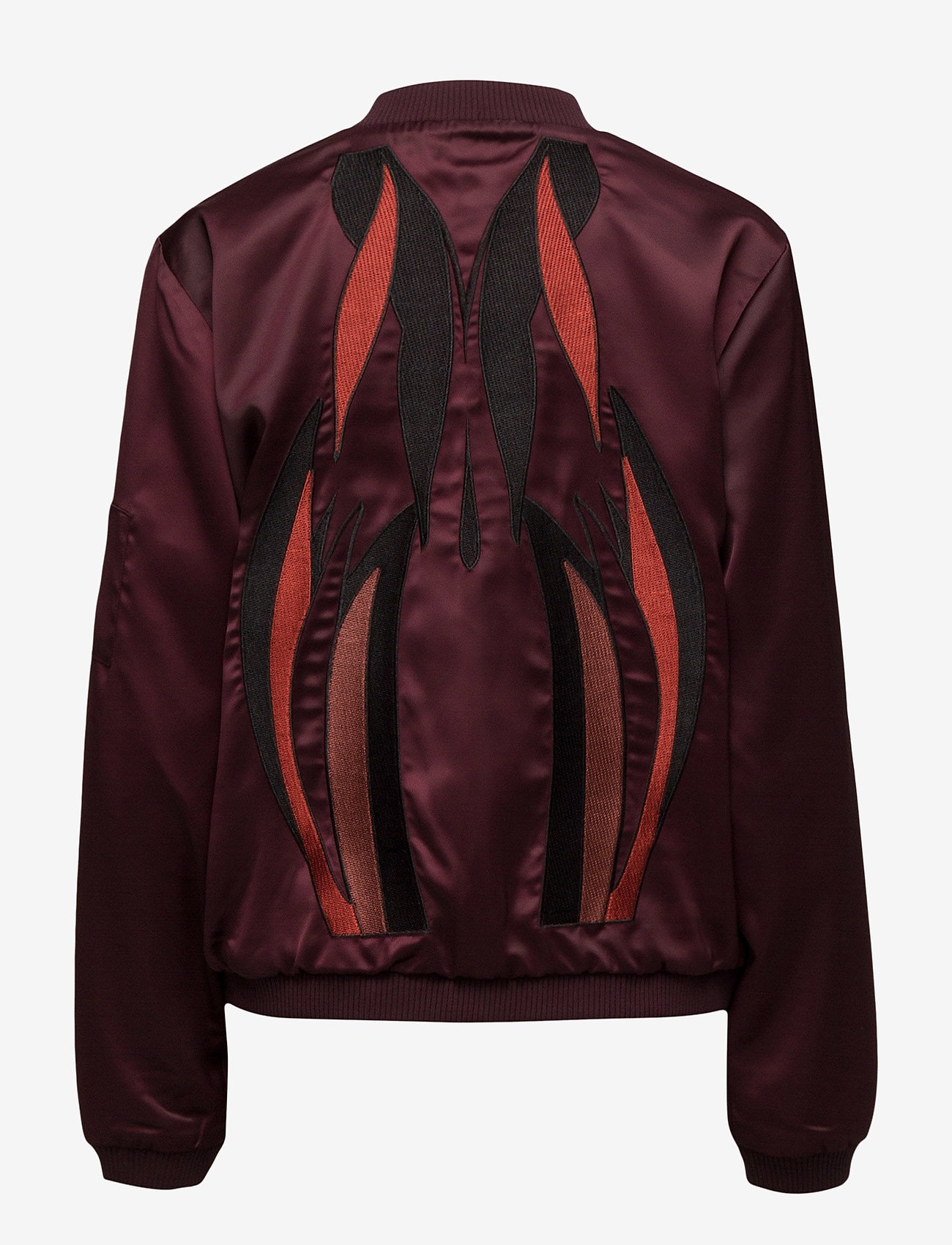Gestuz - Georgie bomber jacket YE16 - winetasting - 1