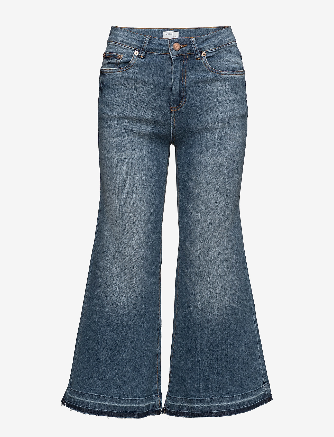 Gestuz - Trina culotte ZE3 16 - flared jeans - denim blue - 0