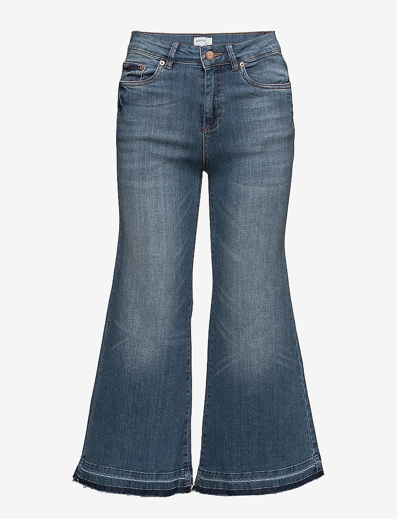 Gestuz - Trina culotte ZE3 16 - flared jeans - denim blue - 0