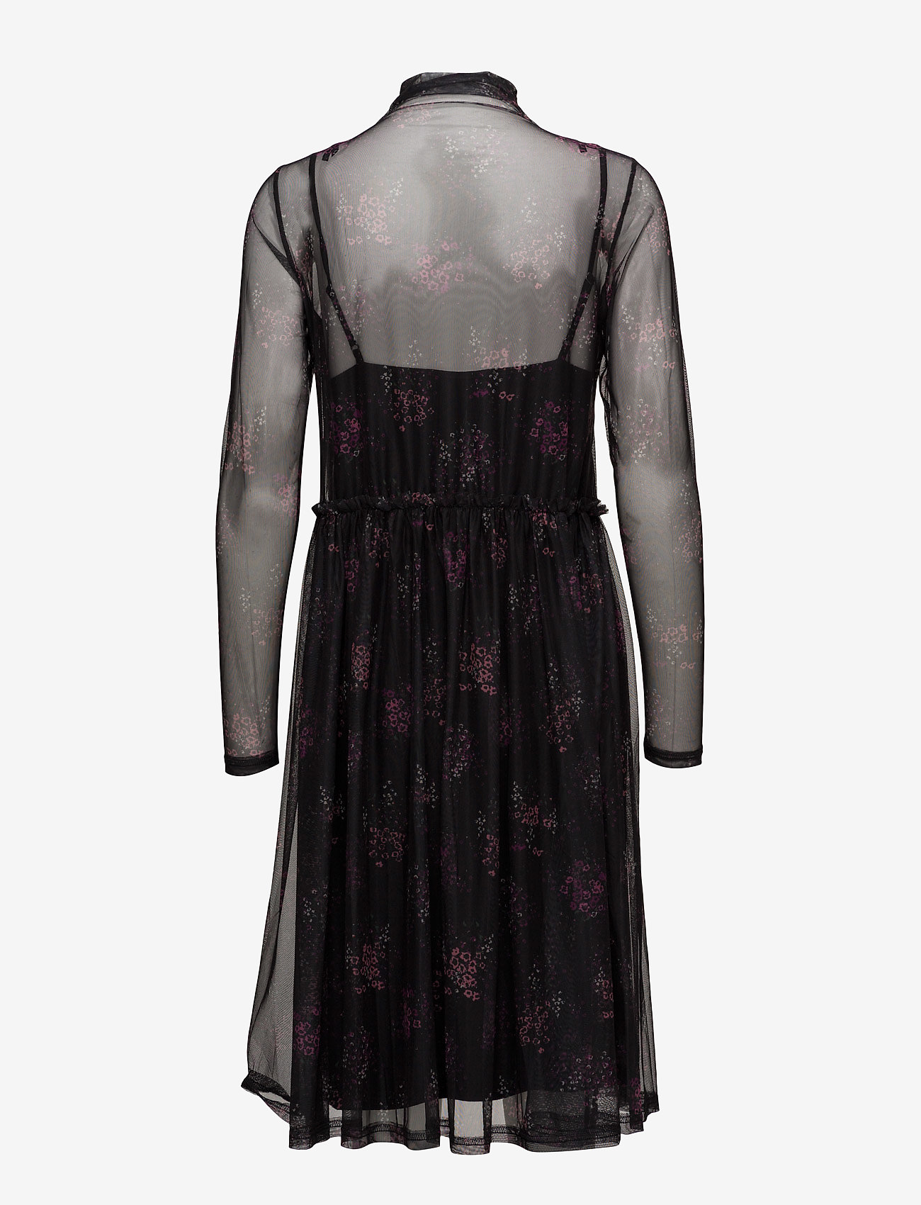 Gestuz - Mesha dress ZE1 17 - pink/black print - 1