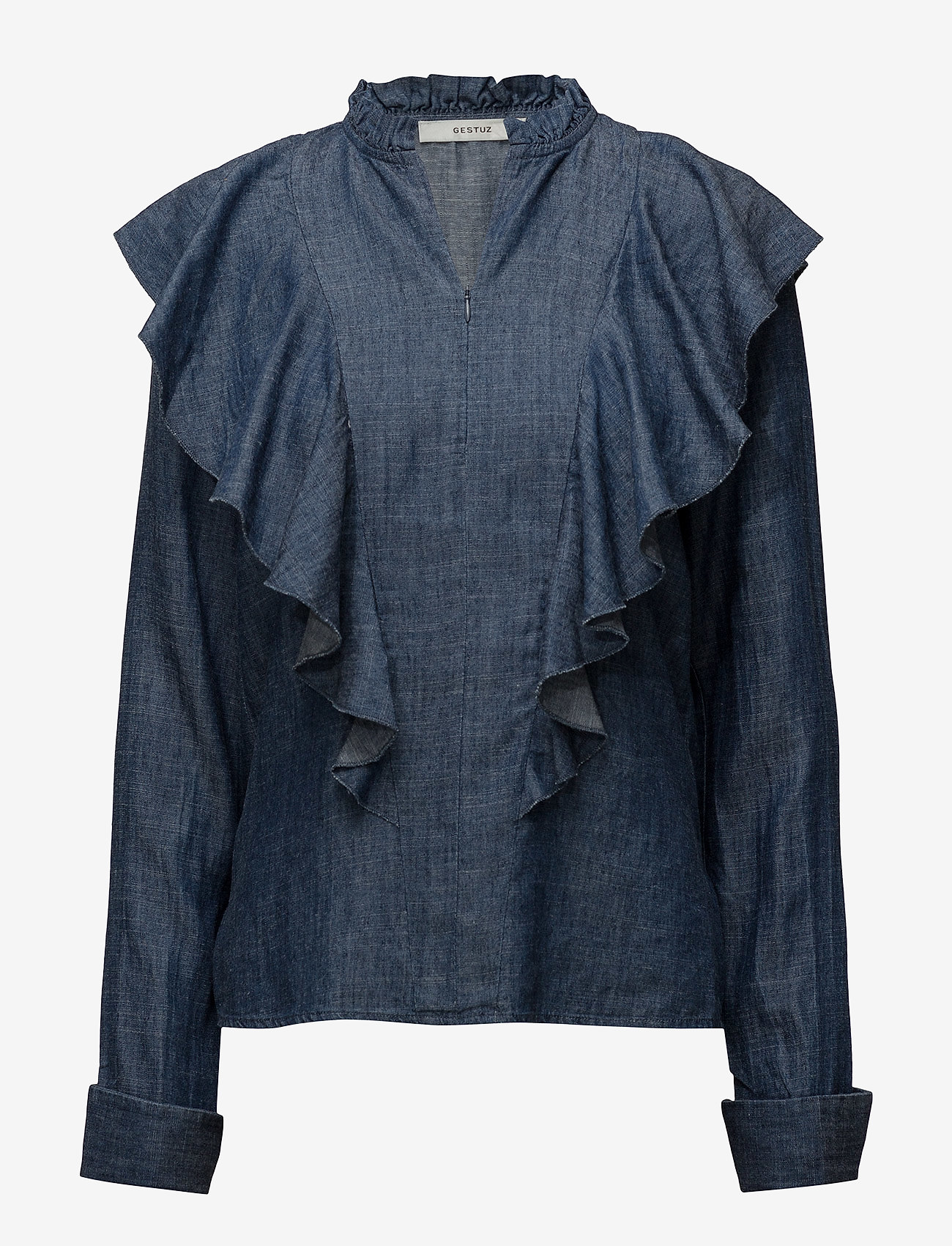 Gestuz - Cyndie blouse SO18 - denim blue - 1