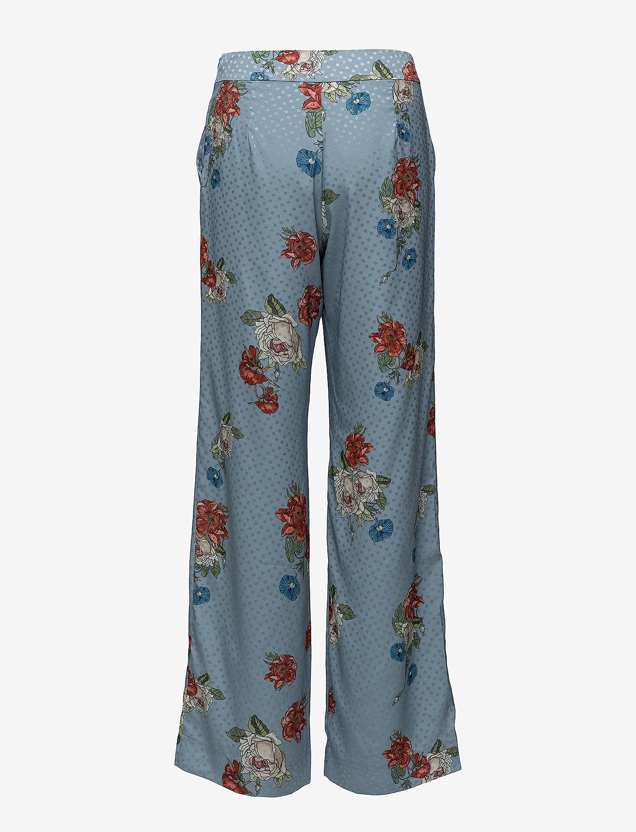 Gestuz - Natacha pants SO18 - light blue flower - 1