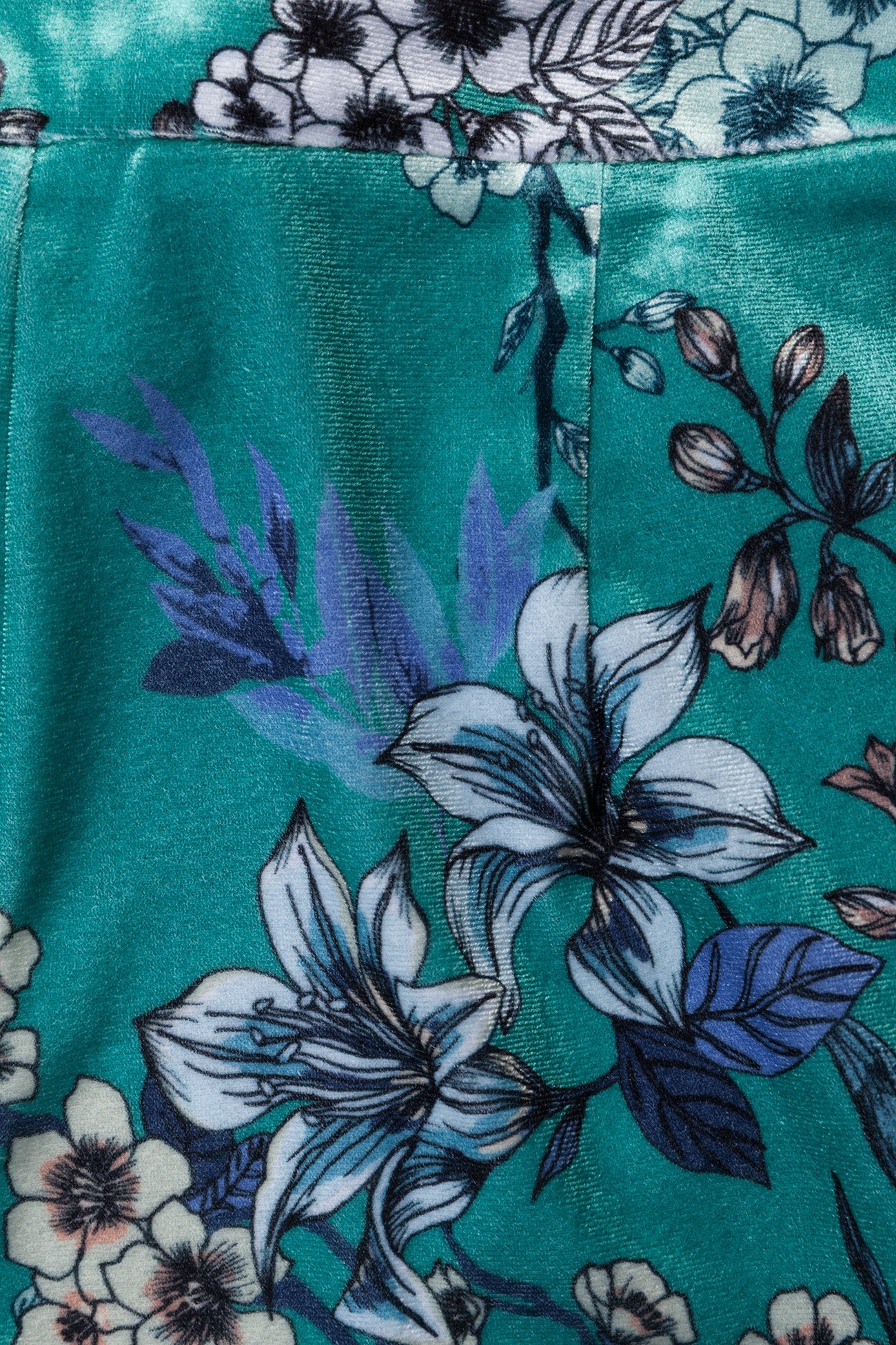 Gestuz - Ocean pants MS18 - ocean flower - 4