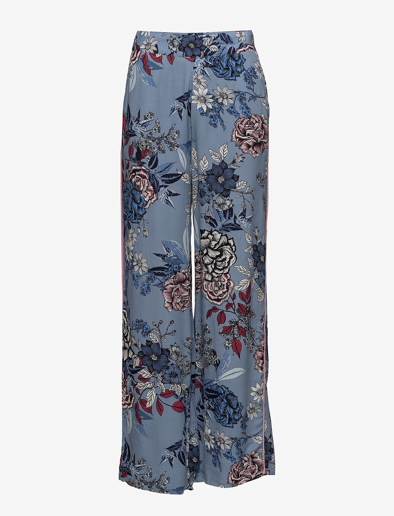 Gestuz - Begonia pants MS18 - light blue flower - 0