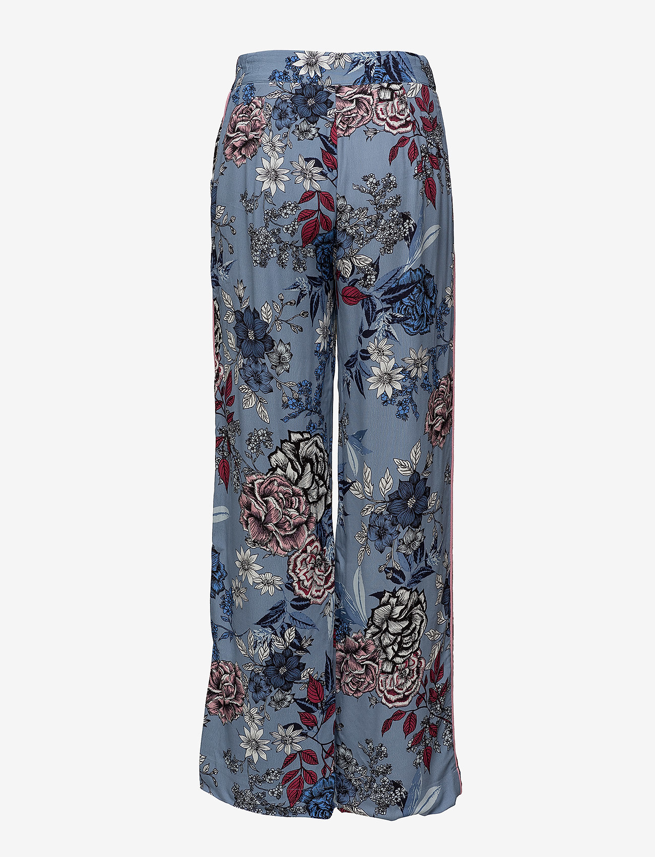 Gestuz - Begonia pants MS18 - light blue flower - 1