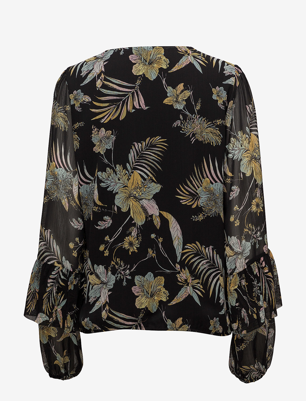 Gestuz - Maui blouse MS18 - black palm - 1