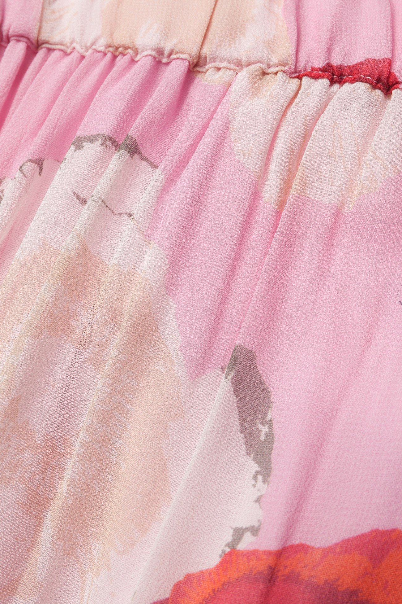 Gestuz - Violetta long skirt MS18 - pink flower - 2