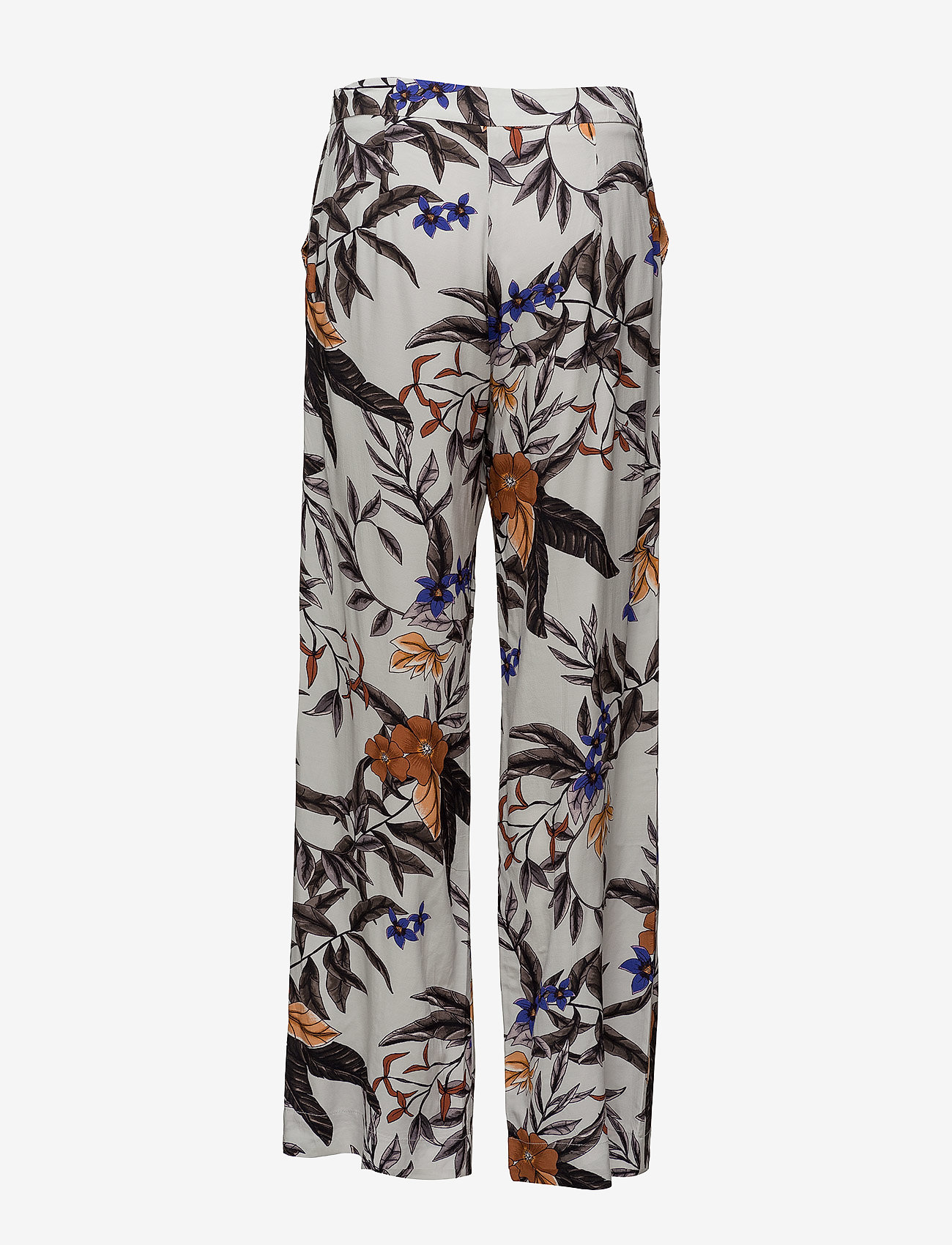 Gestuz - Greye pants HS18 - grey flower print - 1