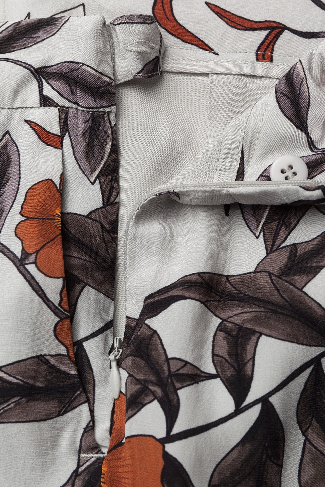 Gestuz - Greye pants HS18 - grey flower print - 3