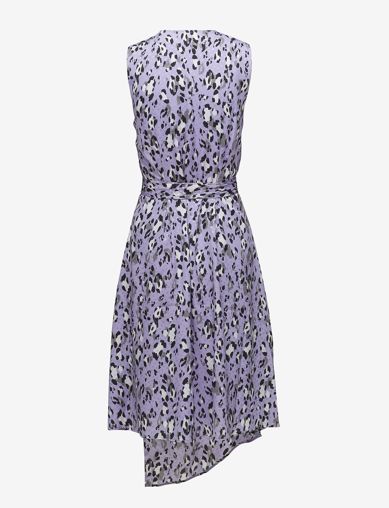 Gestuz - Leopa wrap dress MA18 - purple leopard - 1