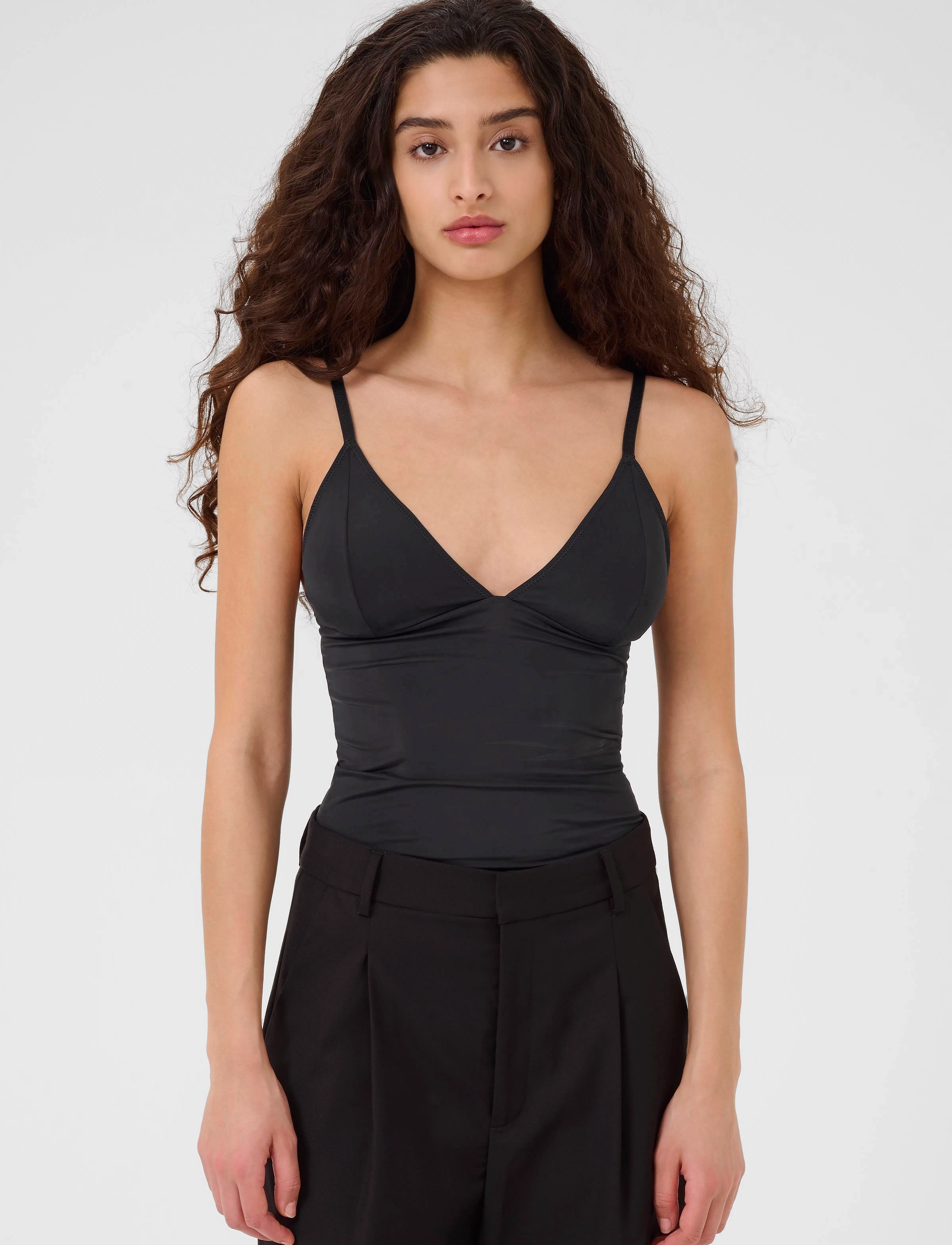 Gestuz Camigz Top Noos, Kvinder, Cami Top, Sort, Str: XL