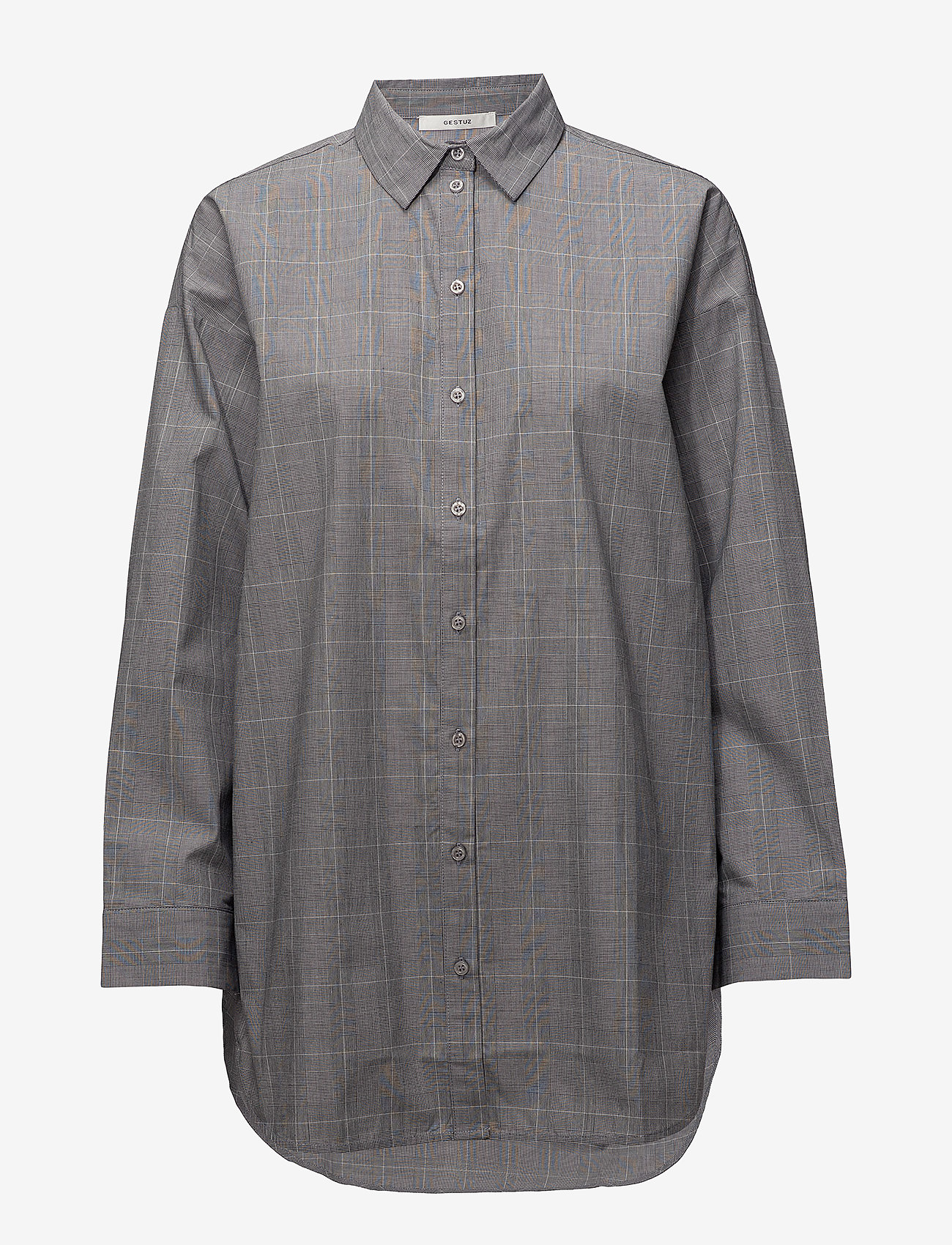 Gestuz - Wray check shirt ZE1 18 - black/white check - 0