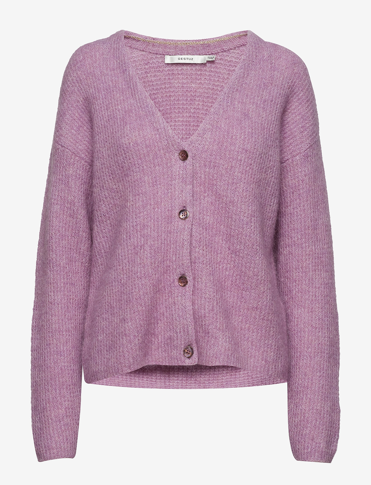 Gestuz - Debbie v-neck cardigan MS19 - bellflower - 0