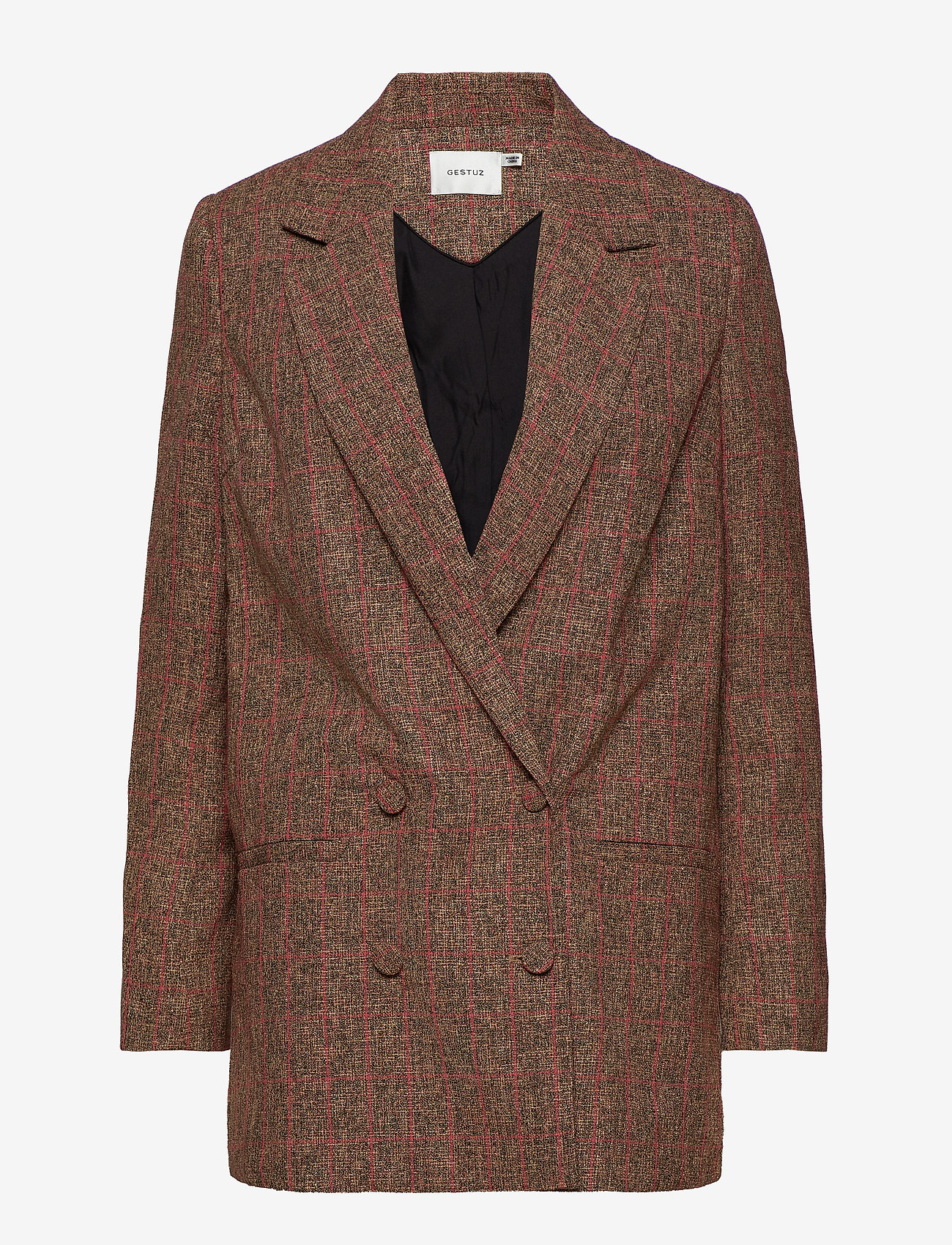 Gestuz - Ditte blazer ZE3 18 - pink check - 0