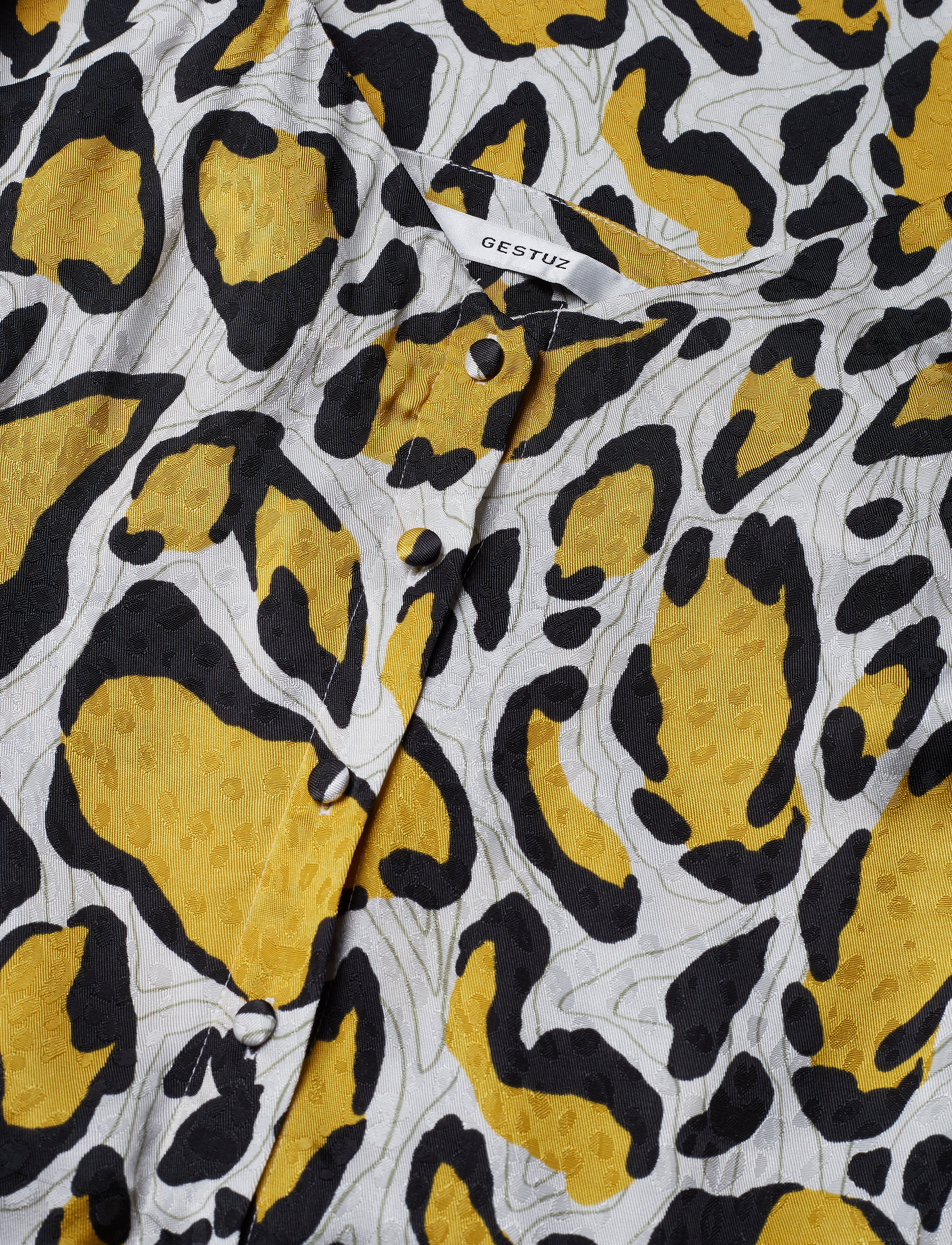 Gestuz - IrinaGZ dress AO19 - yellow animal - 2