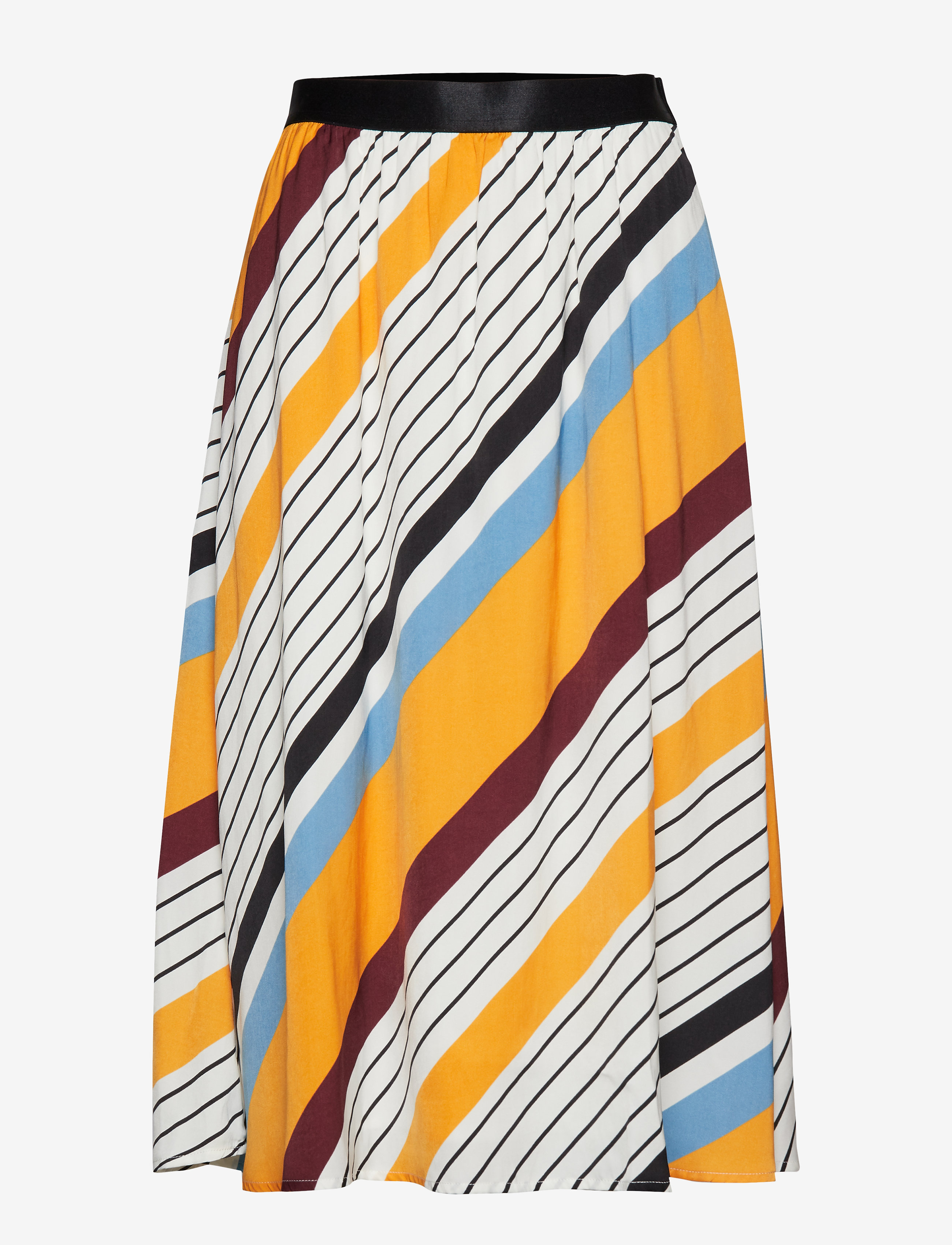 Gestuz - DianonaGZ skirt AO19 - diagonal yellow stripe - 0