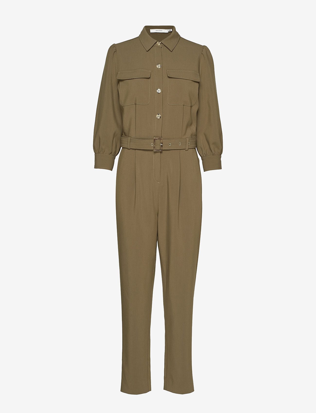 Gestuz - EttaGZ jumpsuit AO19 - dark olive - 0
