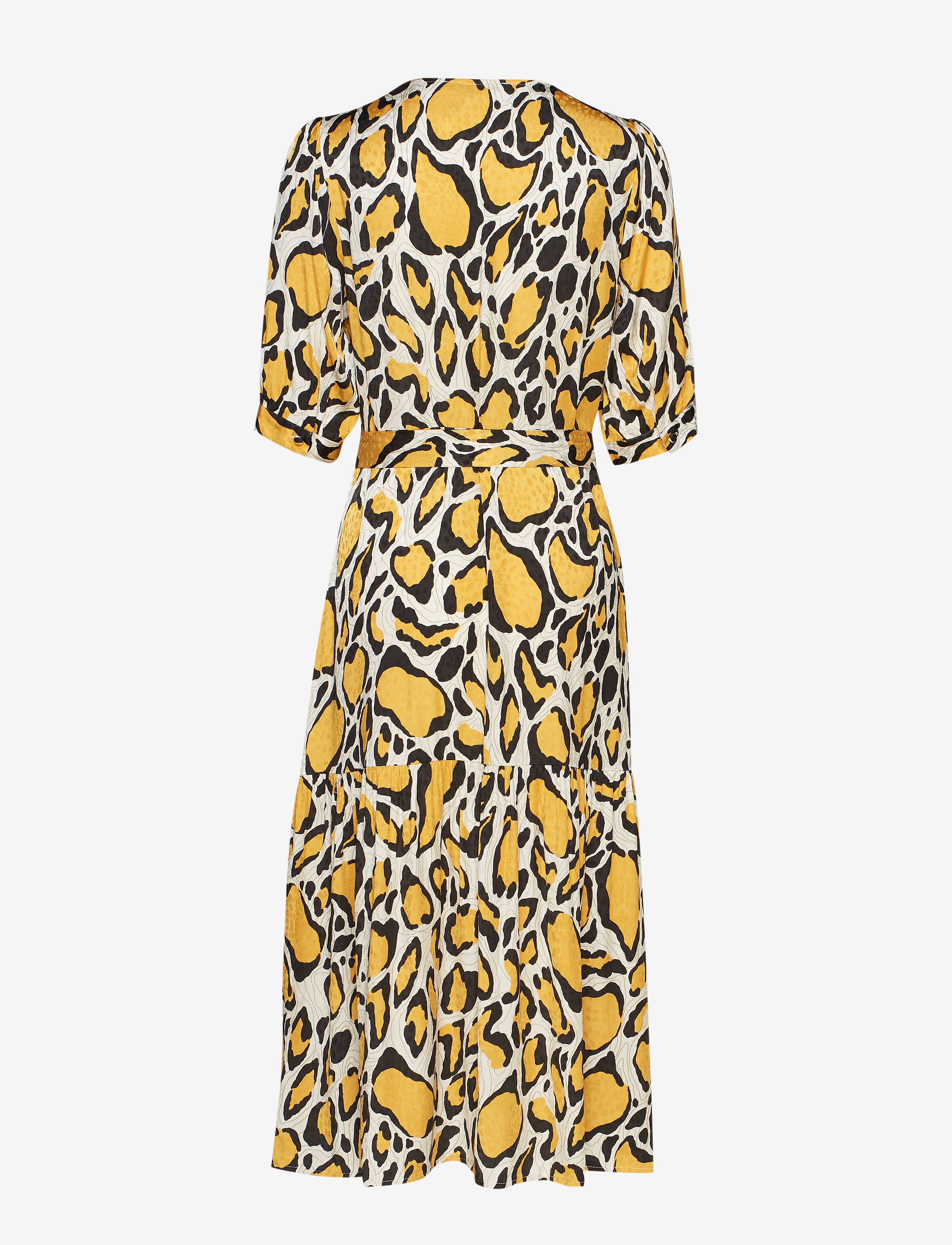 Gestuz - IrinaGZ long dress AO19 - yellow animal - 1