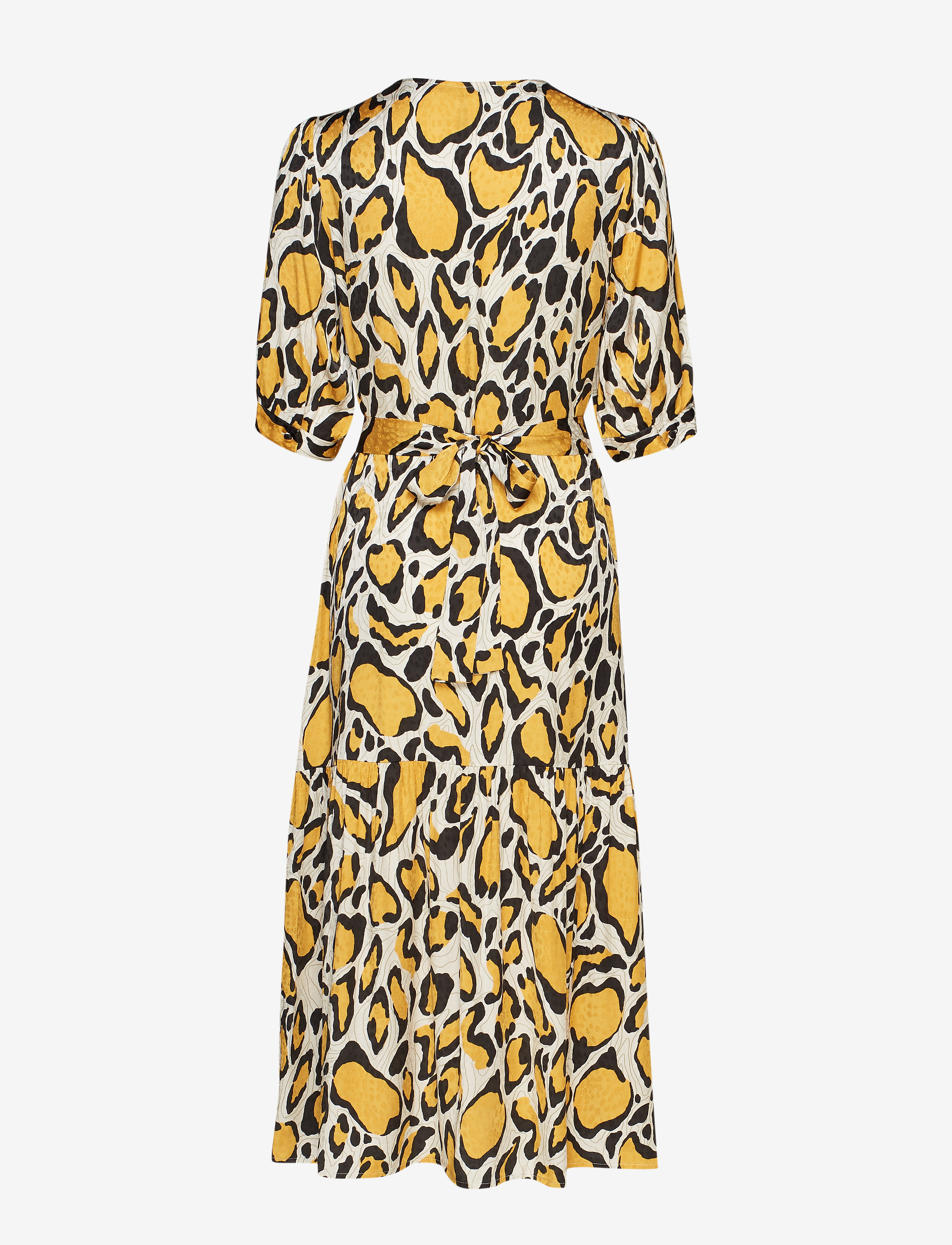 Gestuz - IrinaGZ long dress AO19 - yellow animal - 3