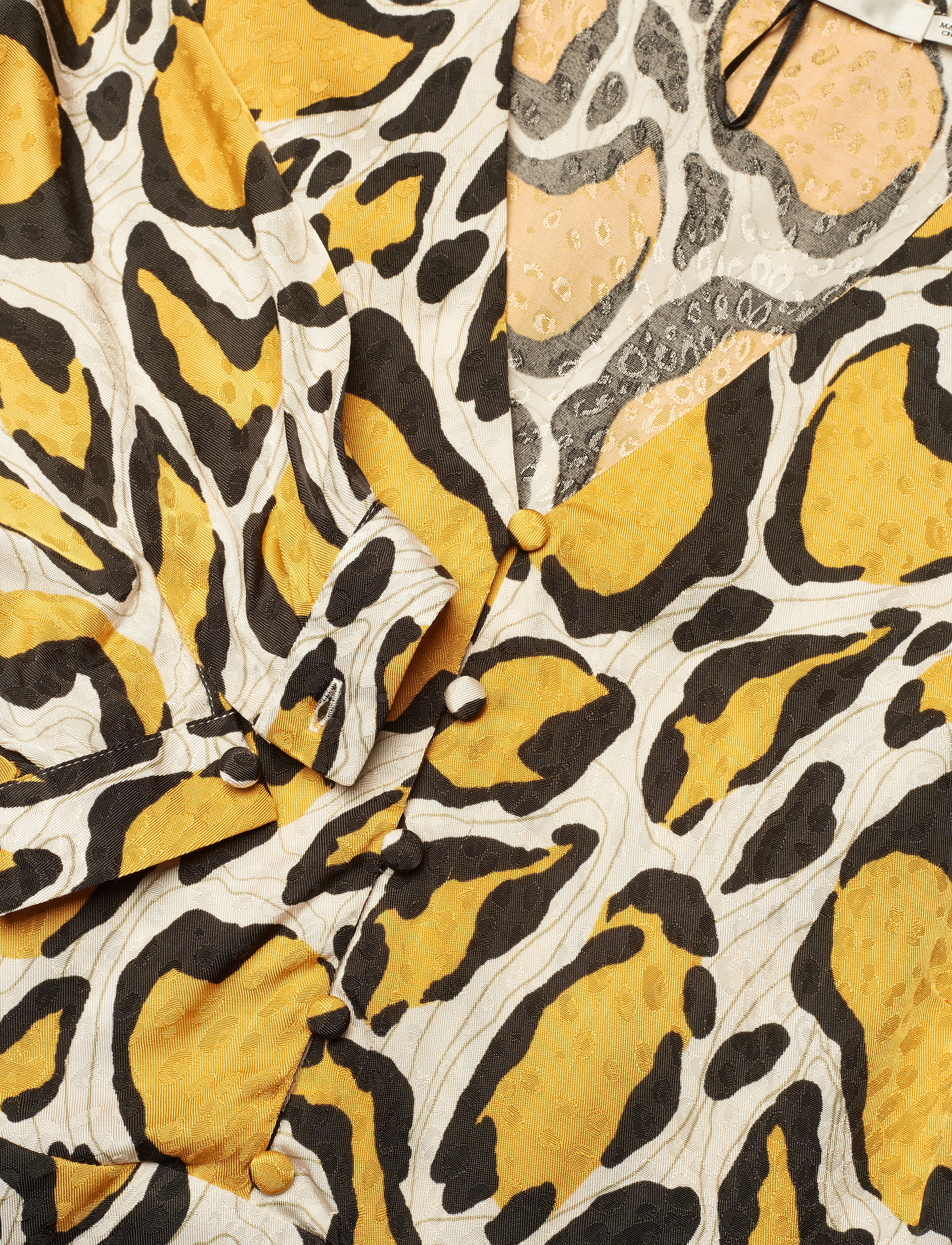 Gestuz - IrinaGZ long dress AO19 - yellow animal - 4